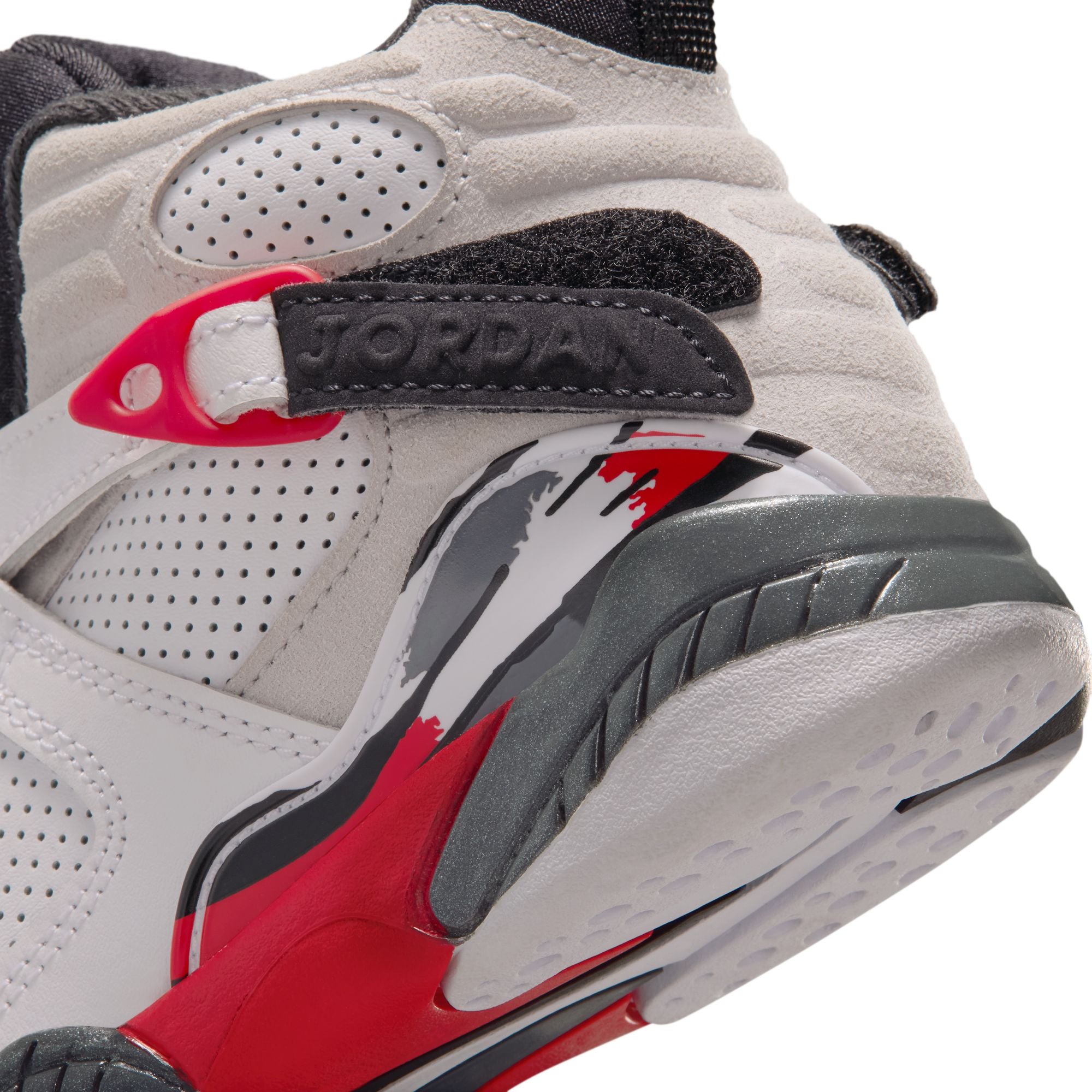 Air Jordan 8 Retro White and True Red PS