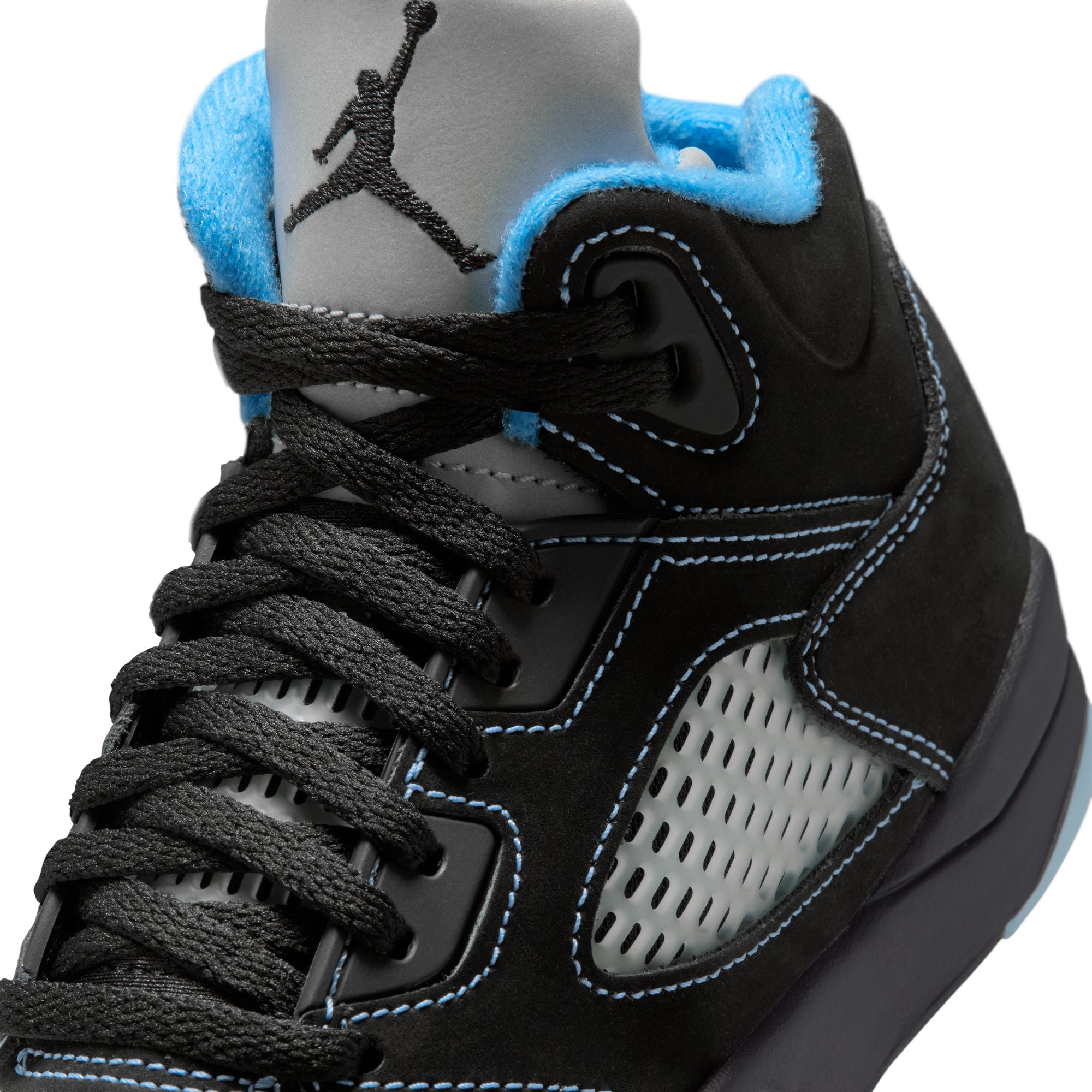 Jordan 5 Retro Black University Blue PS