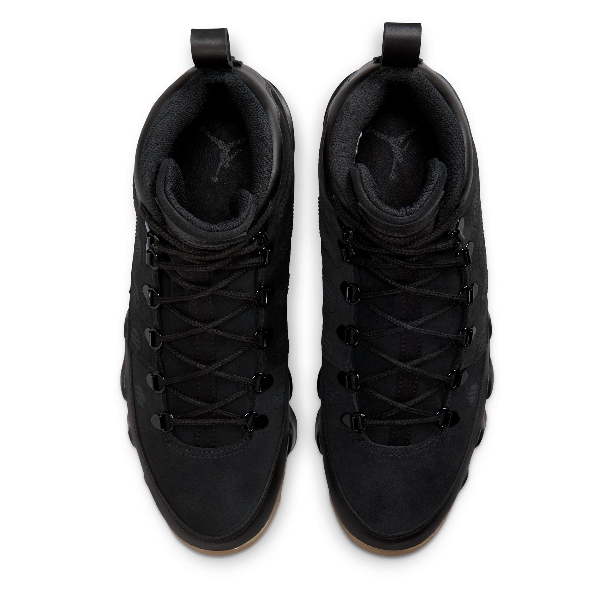 Air Jordan 9 Retro Black and Gum Light Brown Boot