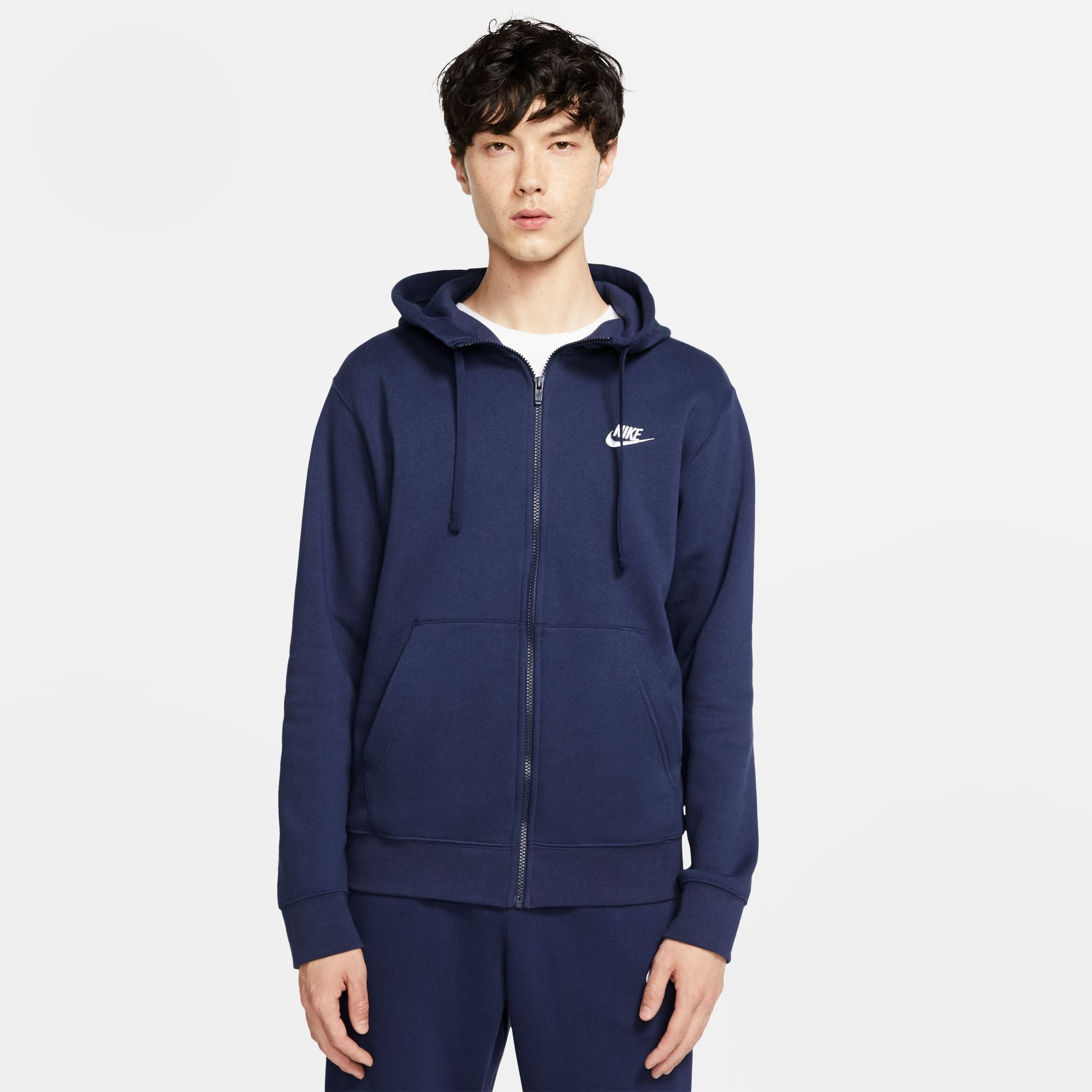 Club Fleece Blue Full Zip Hoodie