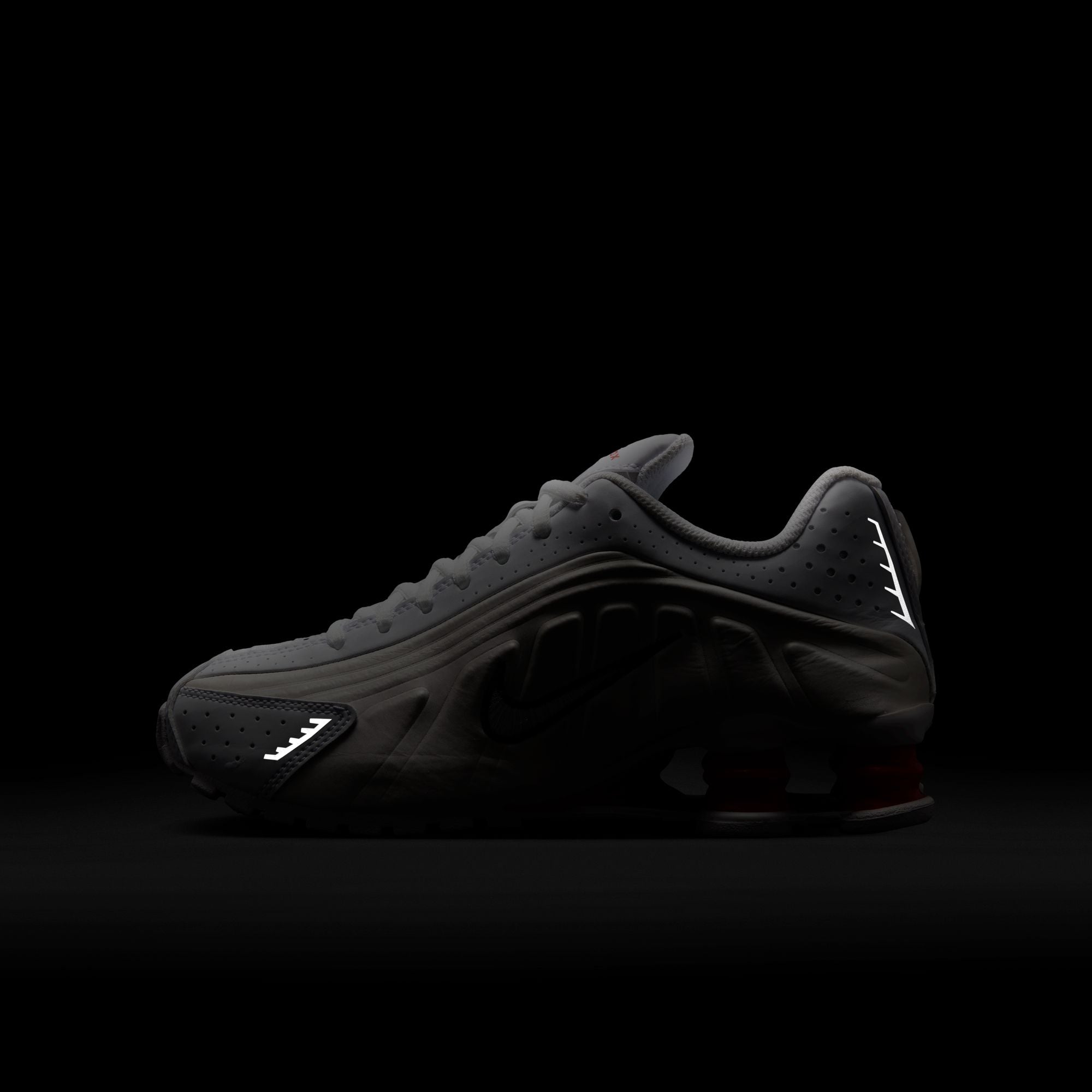 Shox R4 White Phantom Picante Red GS