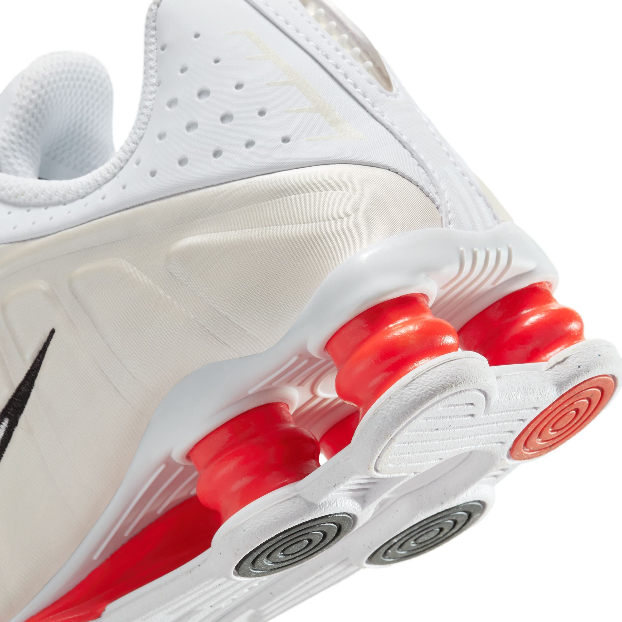 Shox R4 White Phantom Picante Red GS