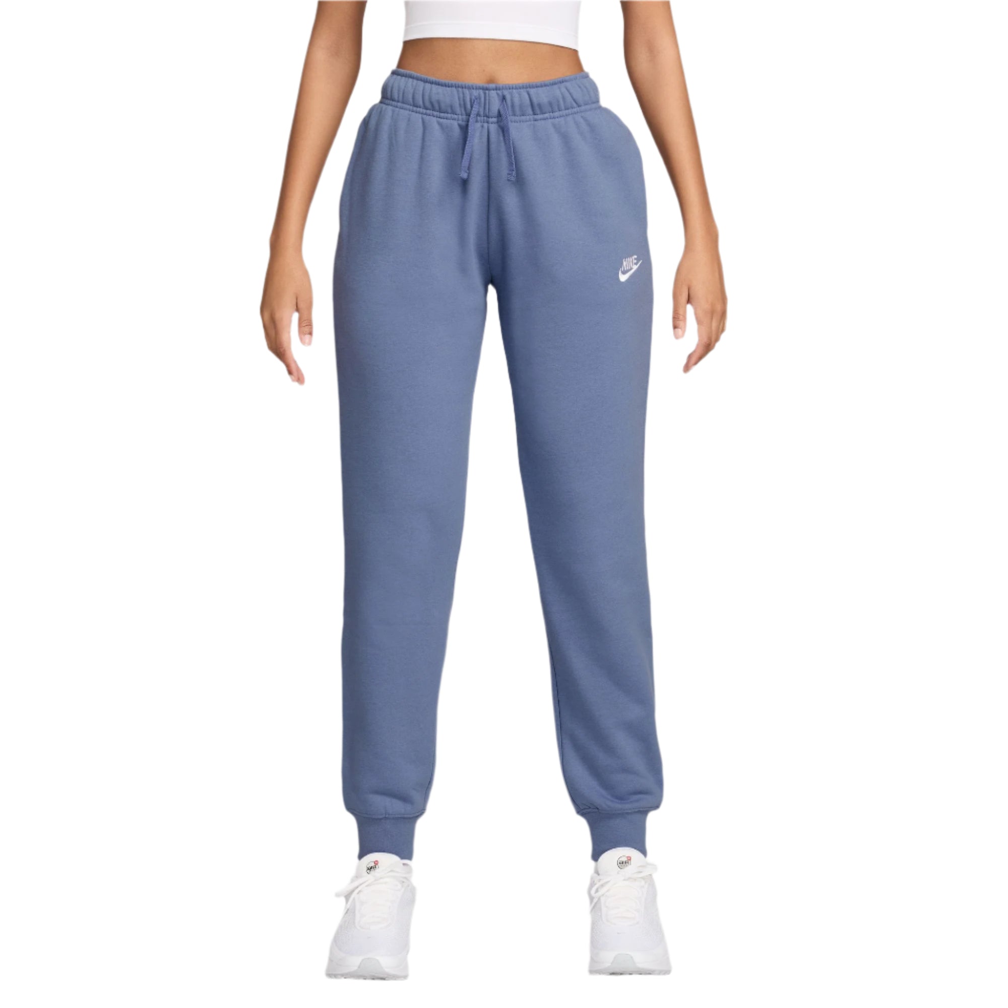 Sportswear Club Fleece Mid-Rise Blue Joggers