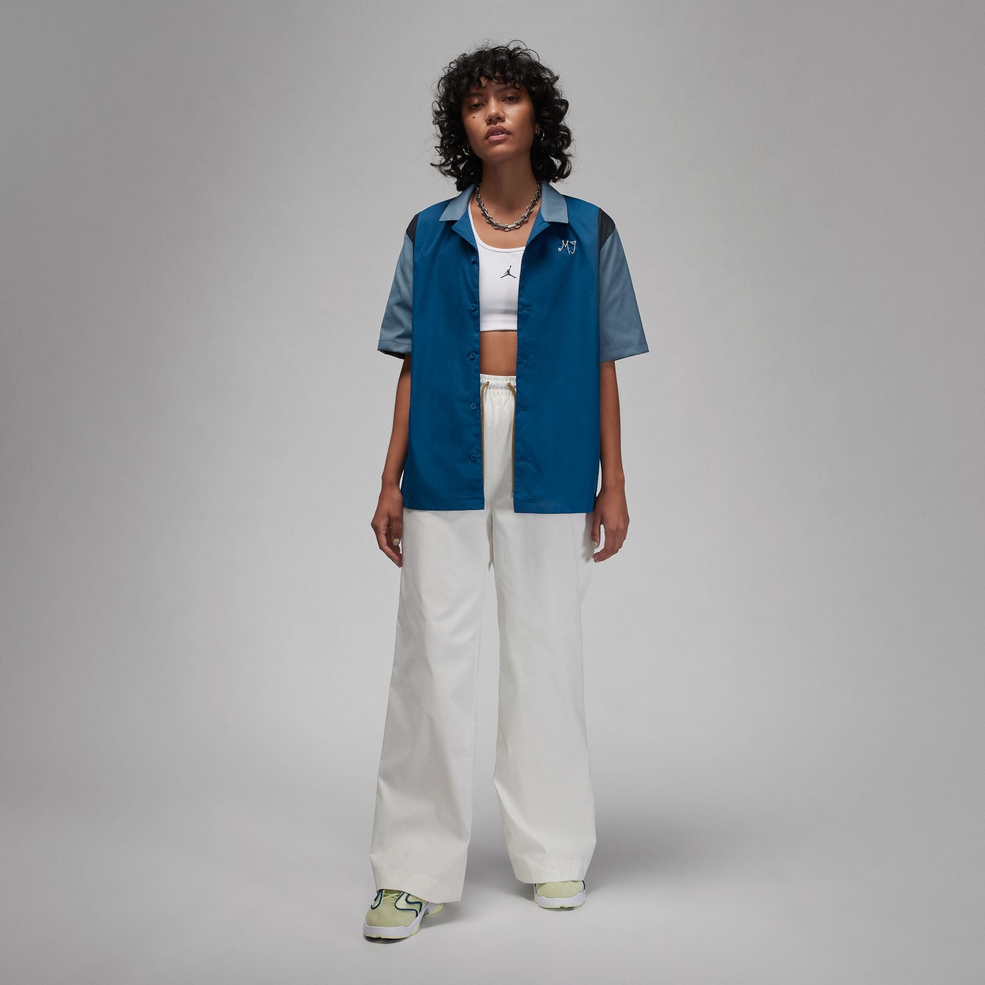 Ss Button-Up Shirt Top