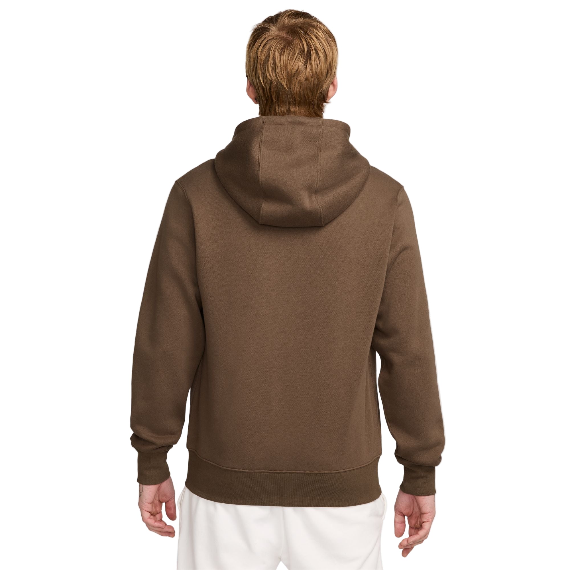 Sportswear Club Brown Fleece Full Zip Hoodie