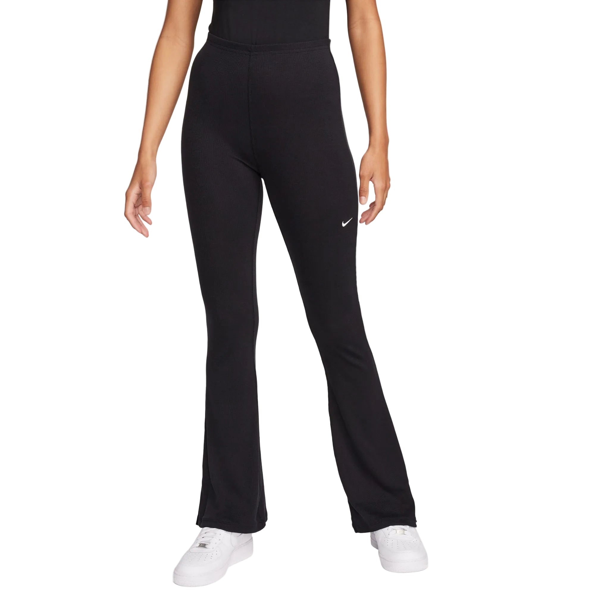 Tight Mini-Rib Flared Leggings