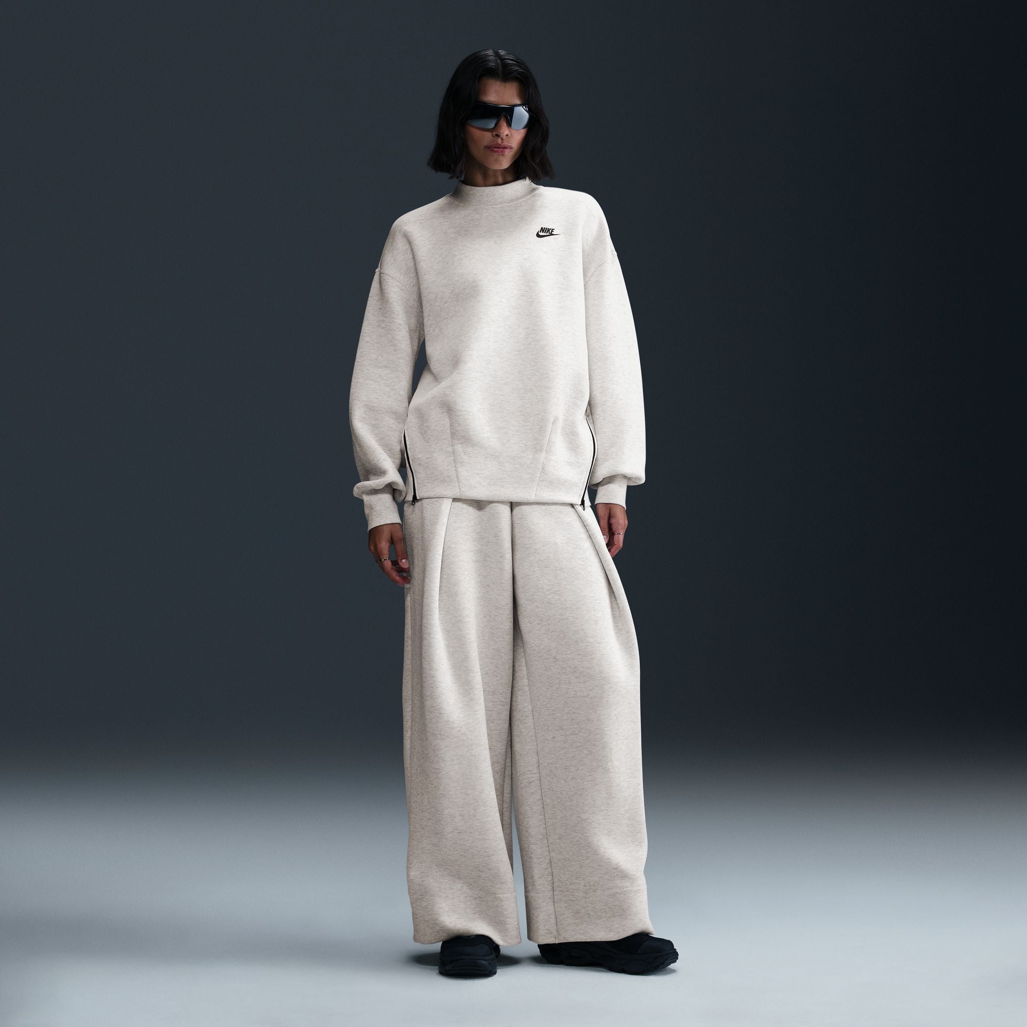 Oversized Crew-Neck Sweatshirt