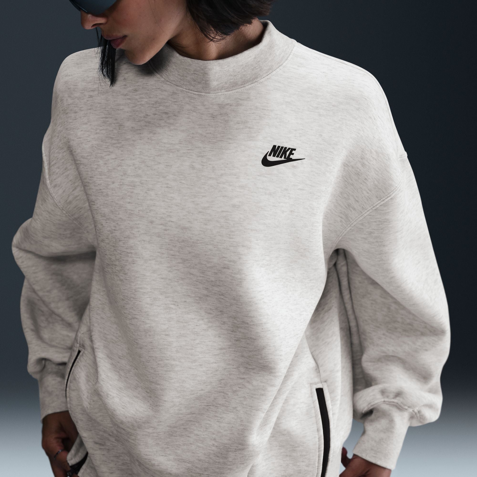 Oversized Crew-Neck Sweatshirt