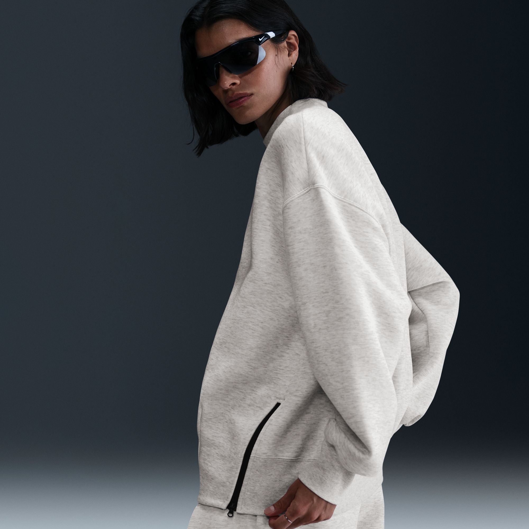 Oversized Crew-Neck Sweatshirt