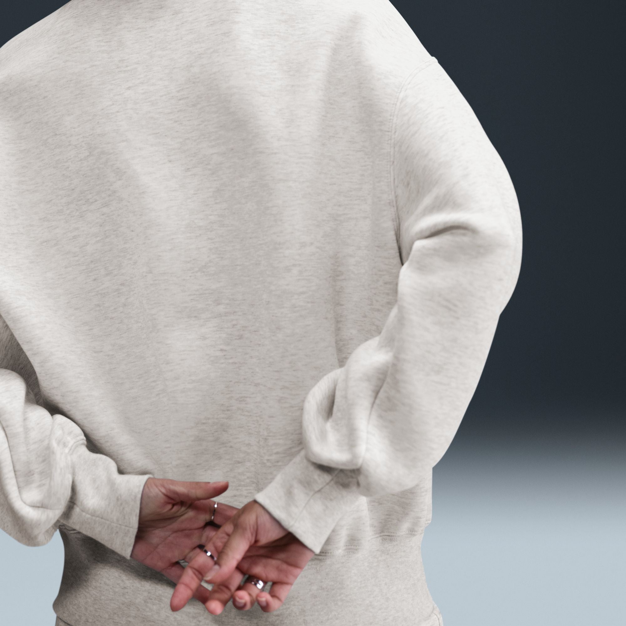 Oversized Crew-Neck Sweatshirt