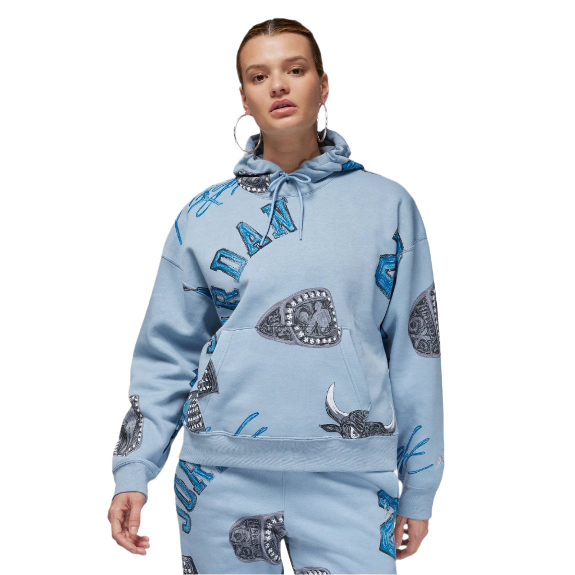 Brooklyn Long Sleeve Fleece Hoodie