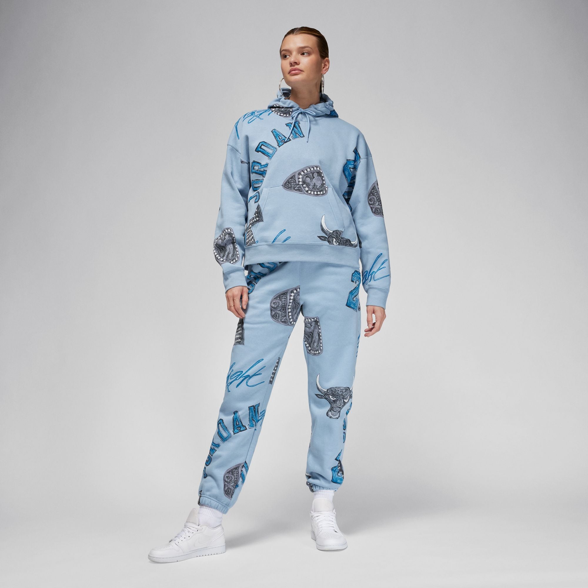 Brooklyn Long Sleeve Fleece Hoodie