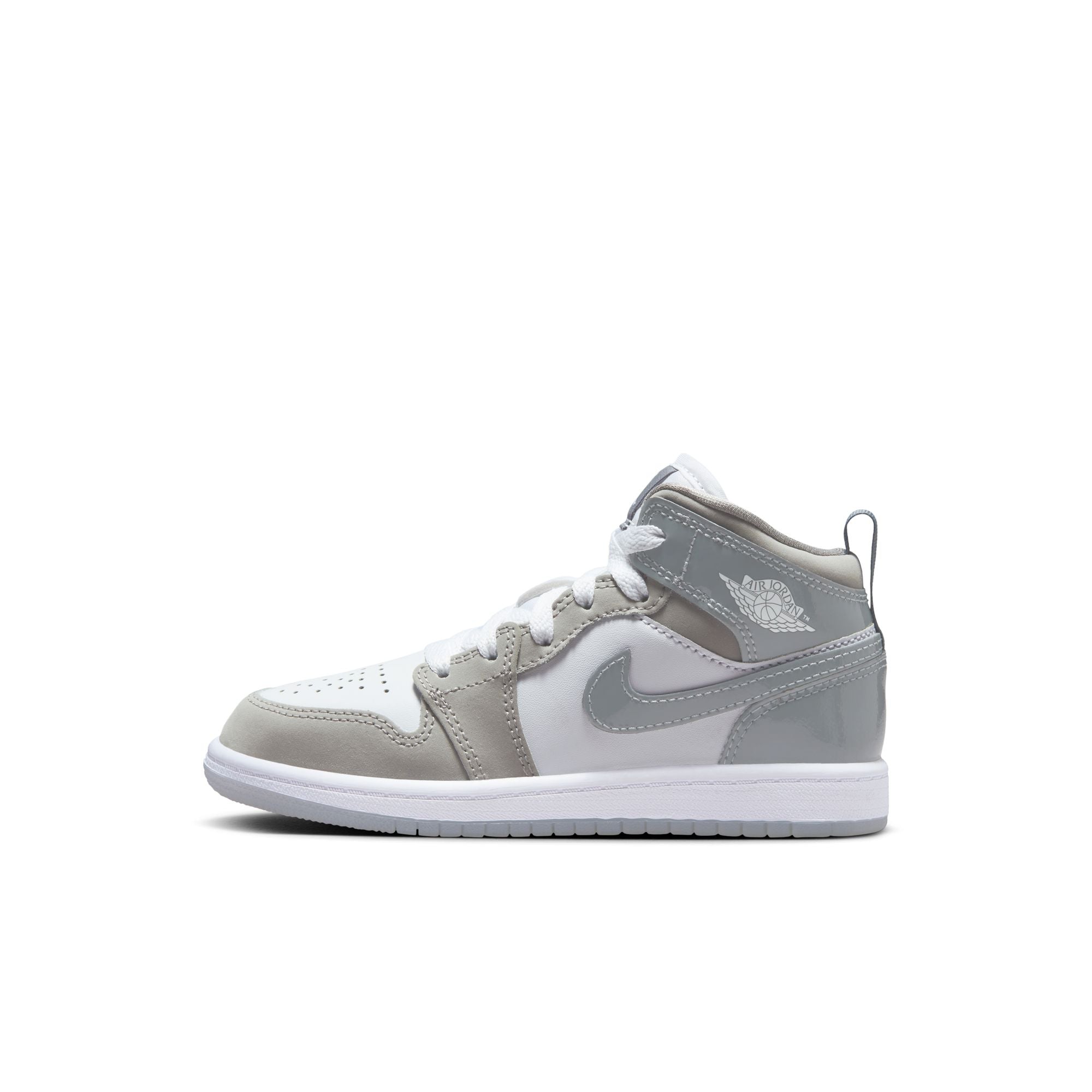 Jordan 1 Mid SE White Medium Grey Cool Grey PS
