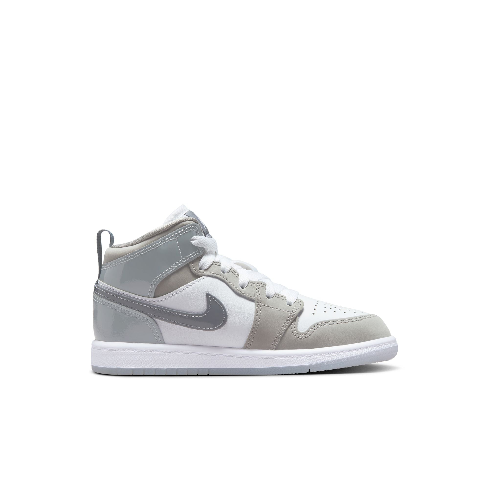 Jordan 1 Mid SE White Medium Grey Cool Grey PS