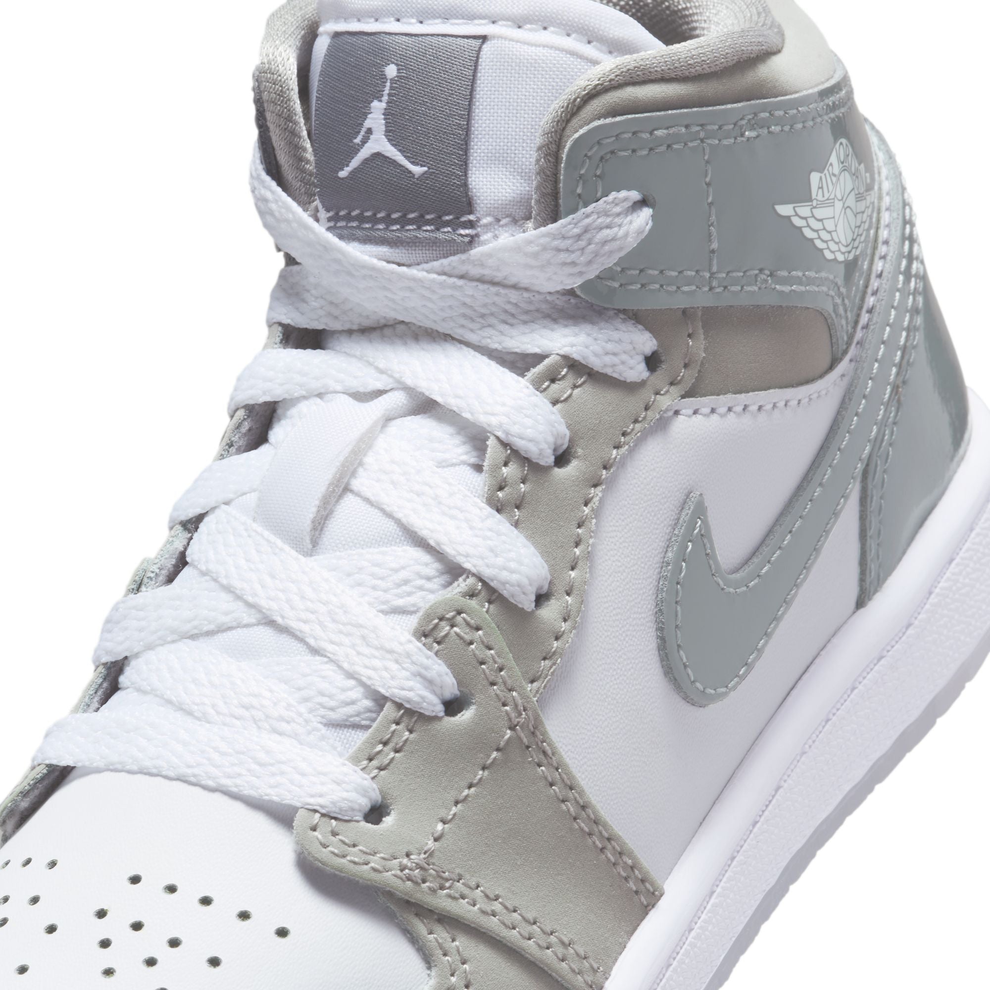 Jordan 1 Mid SE White Medium Grey Cool Grey PS