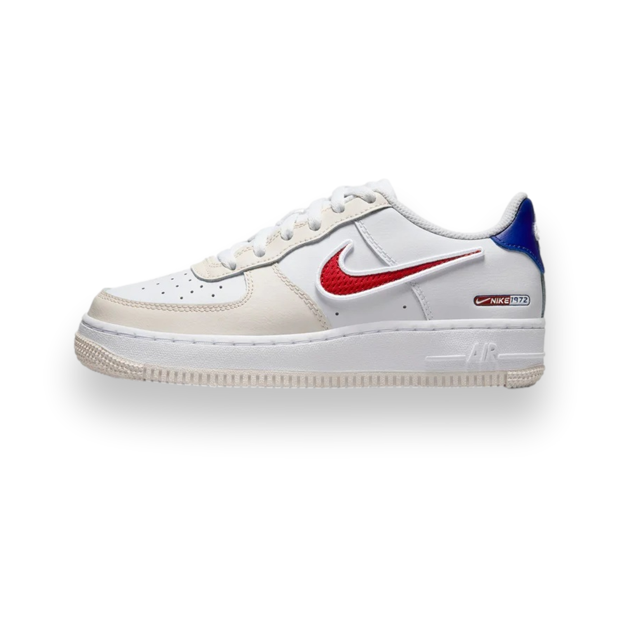 Nike Air Force 1 LV8 GS White Royal Red 6 Y
