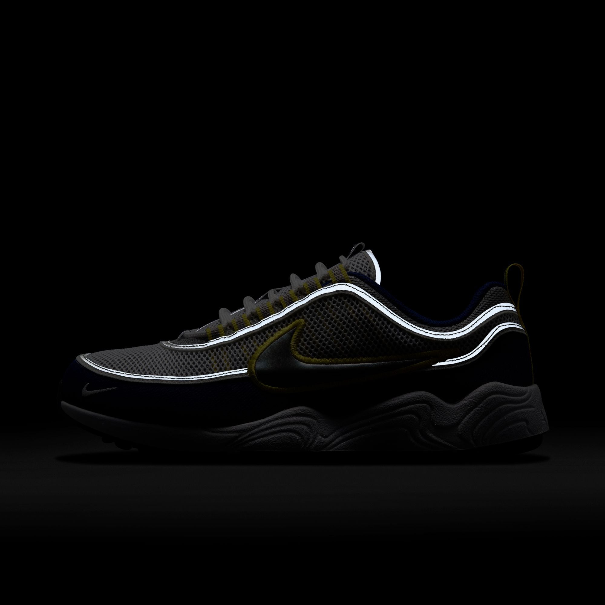 Air Zoom Spiridon Deep Royal Blue and Metallic Silver