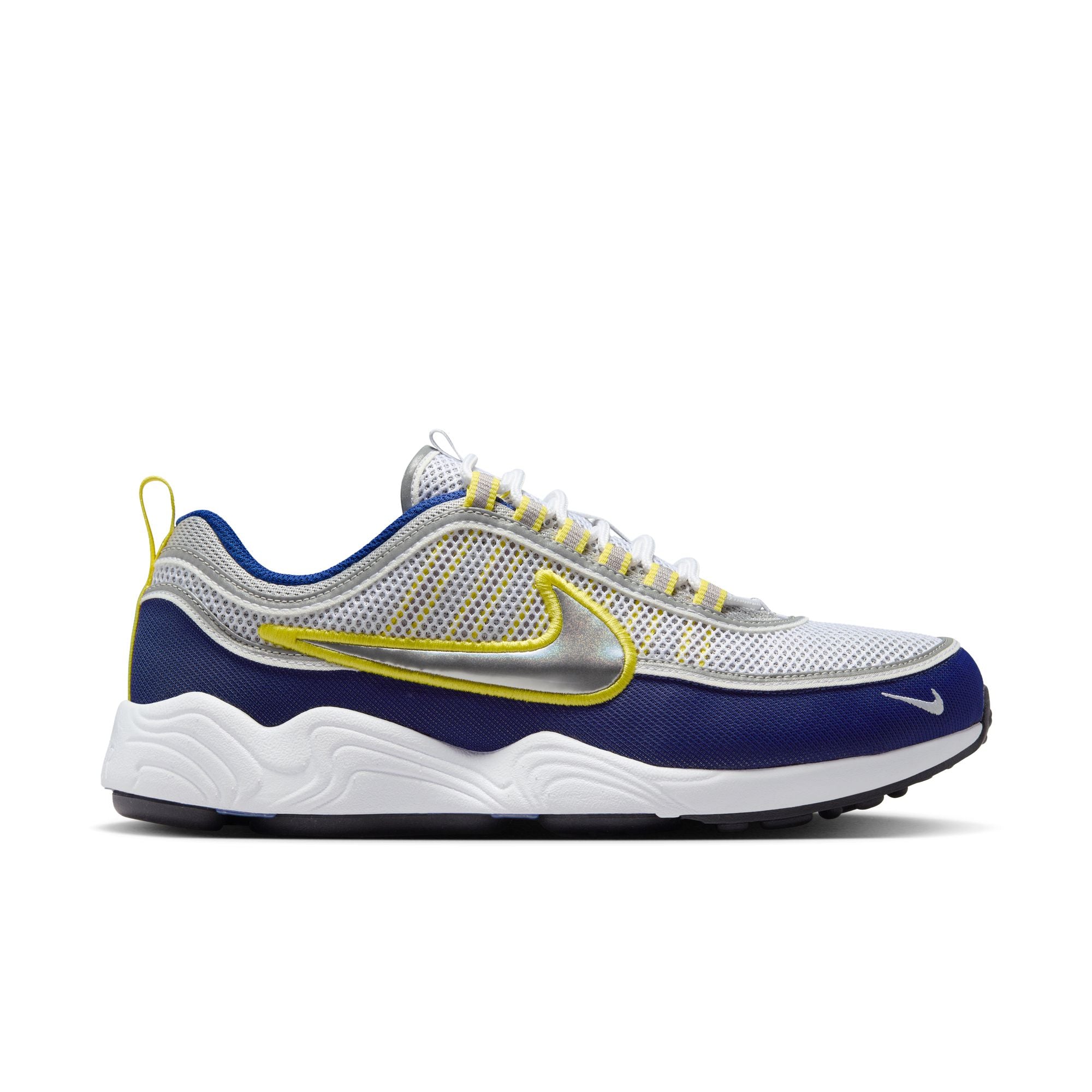Air Zoom Spiridon Deep Royal Blue and Metallic Silver