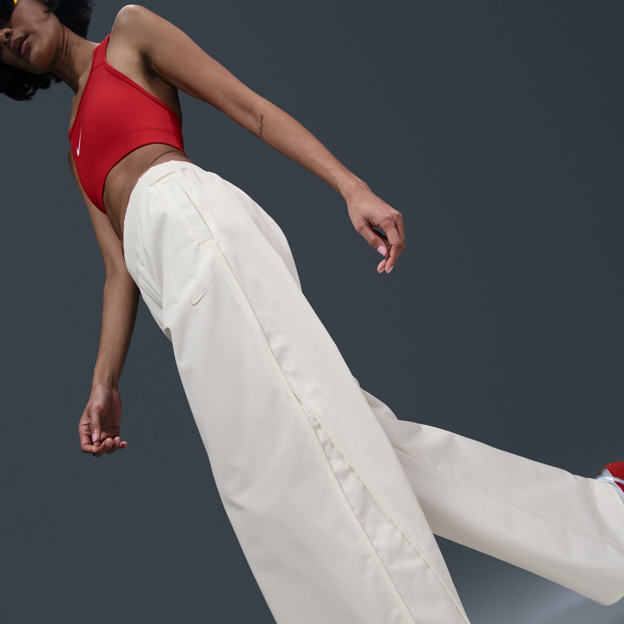 Sportswear Collection Mid Rise Twill Track Pant