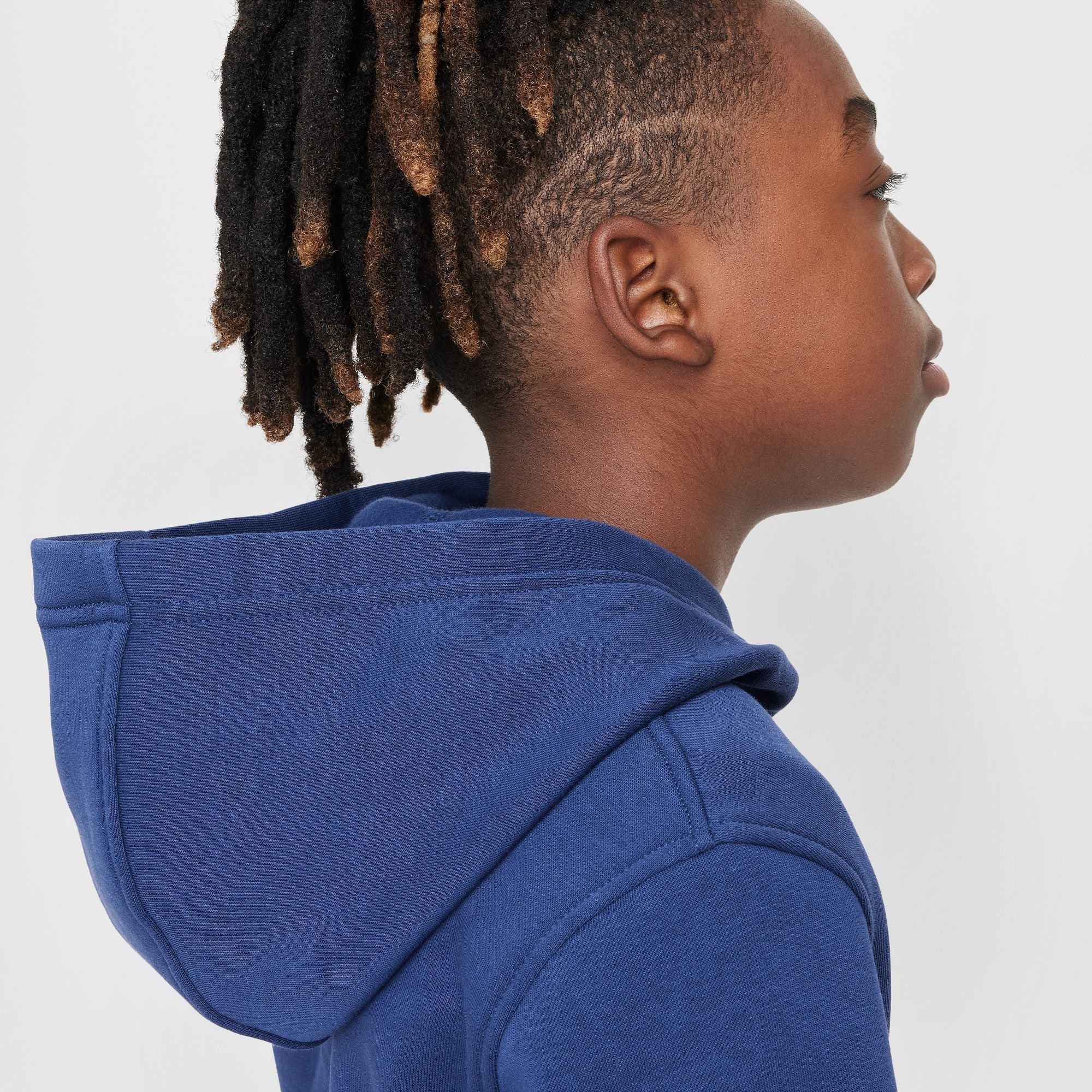 Sportswear Club Fleece Blue Pullover Hoodie