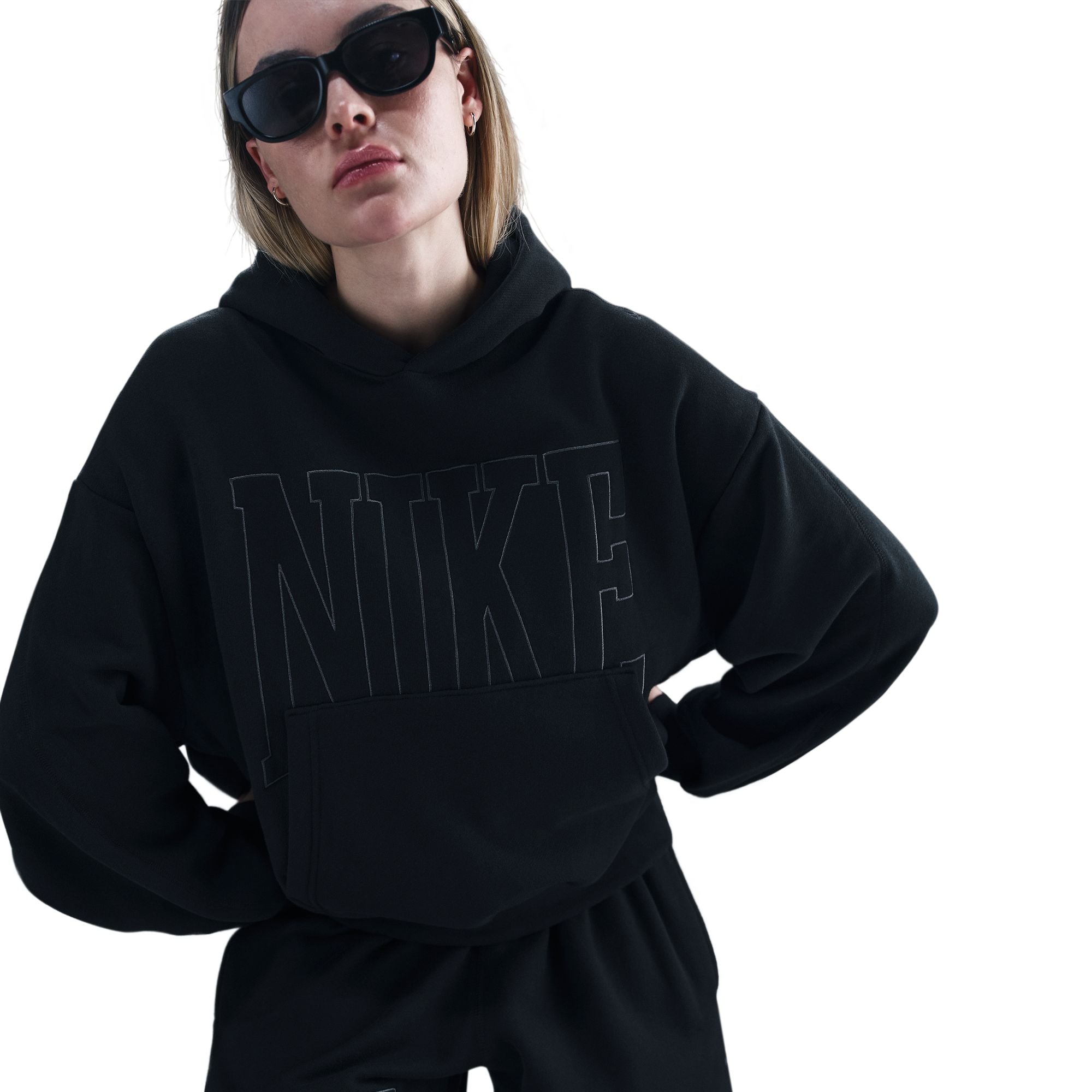 Oversized French Terry Pullover Hoodie