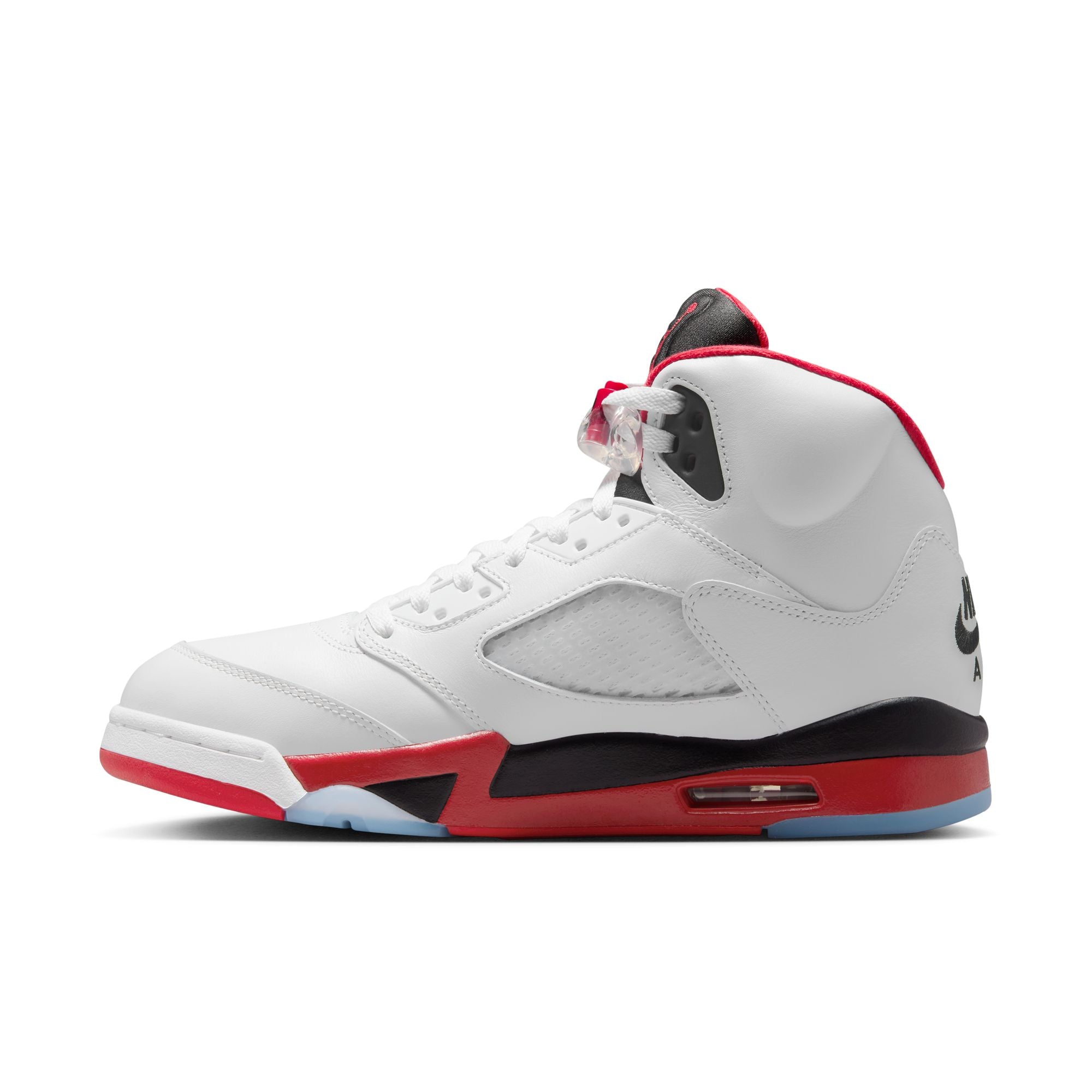 Air Jordan 5 Retro Fire Red Black Tongue