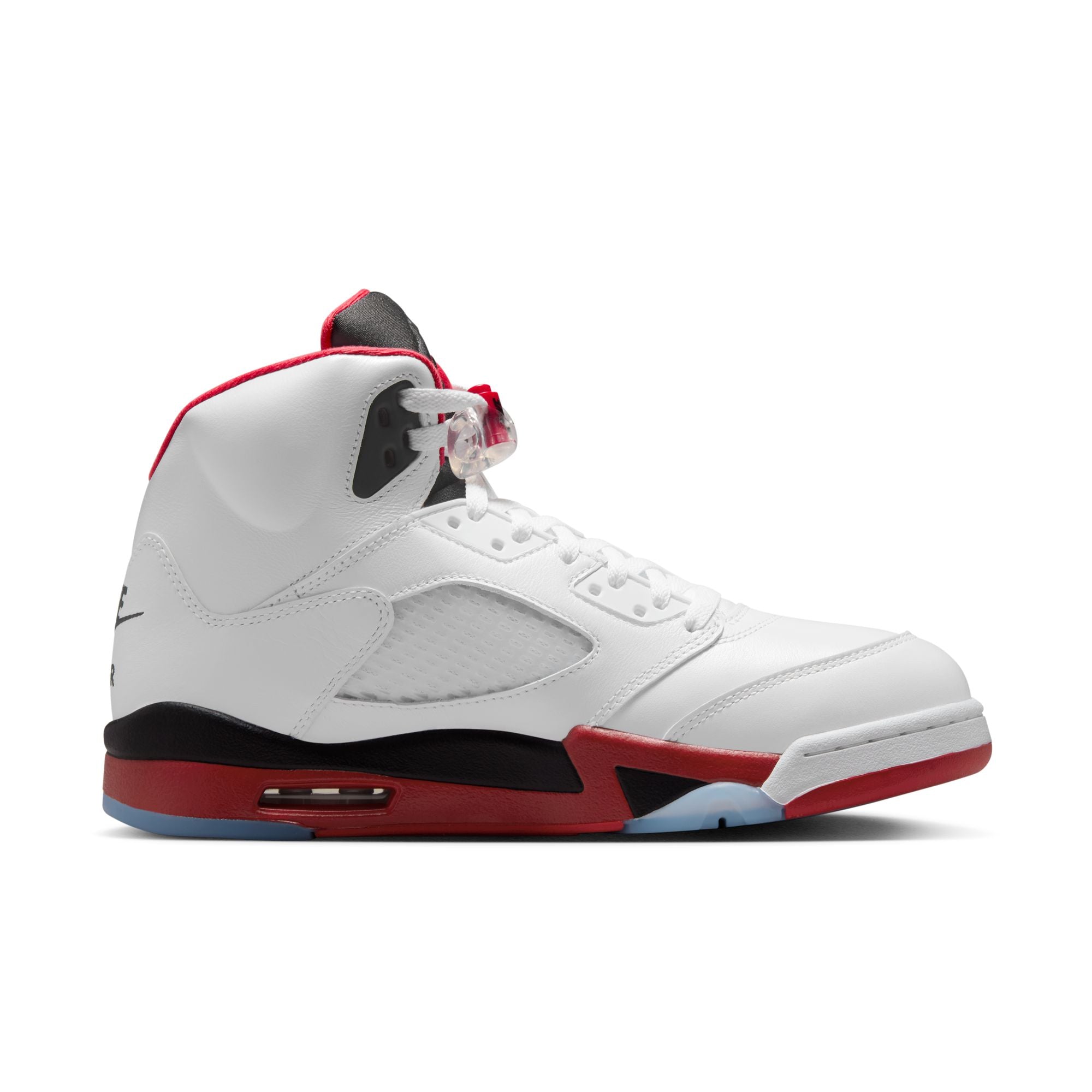 Air Jordan 5 Retro Fire Red Black Tongue