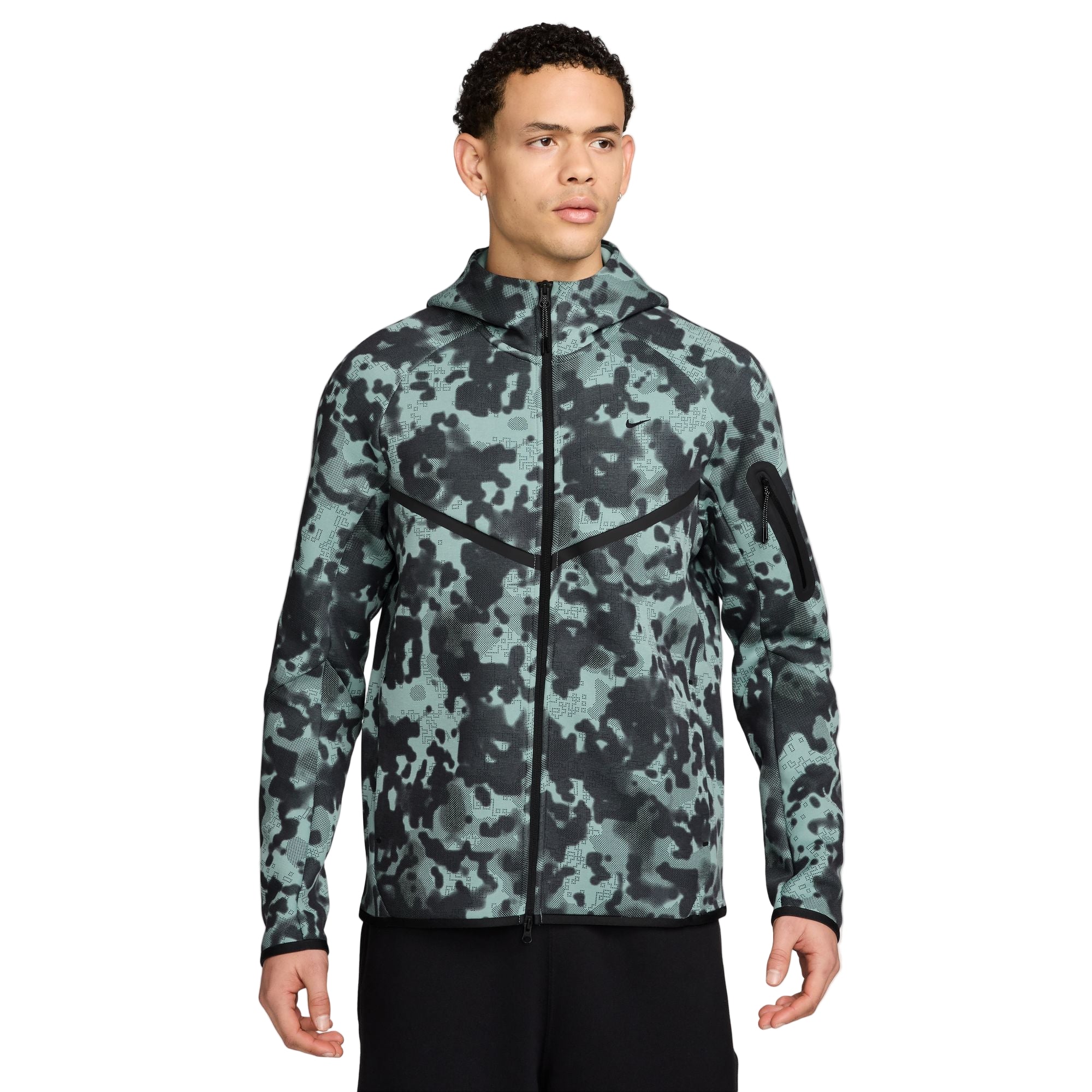 Sportswear Tech Full Zip Fleece Windrunner Jacket Black – WOODstack