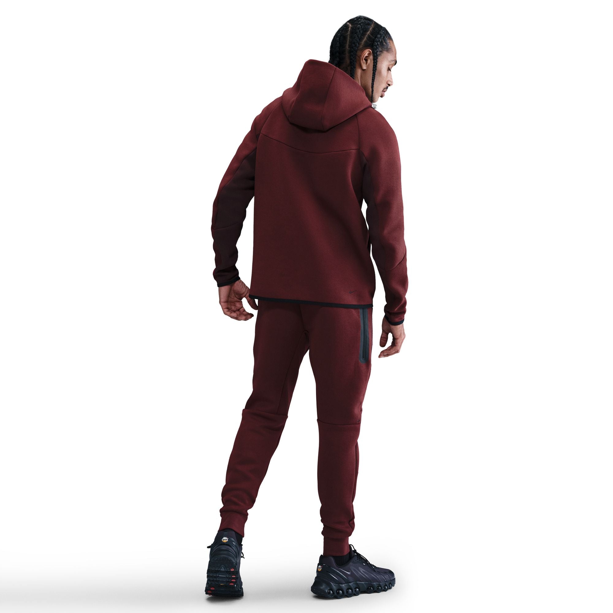 Tech Red Fleece Joggers