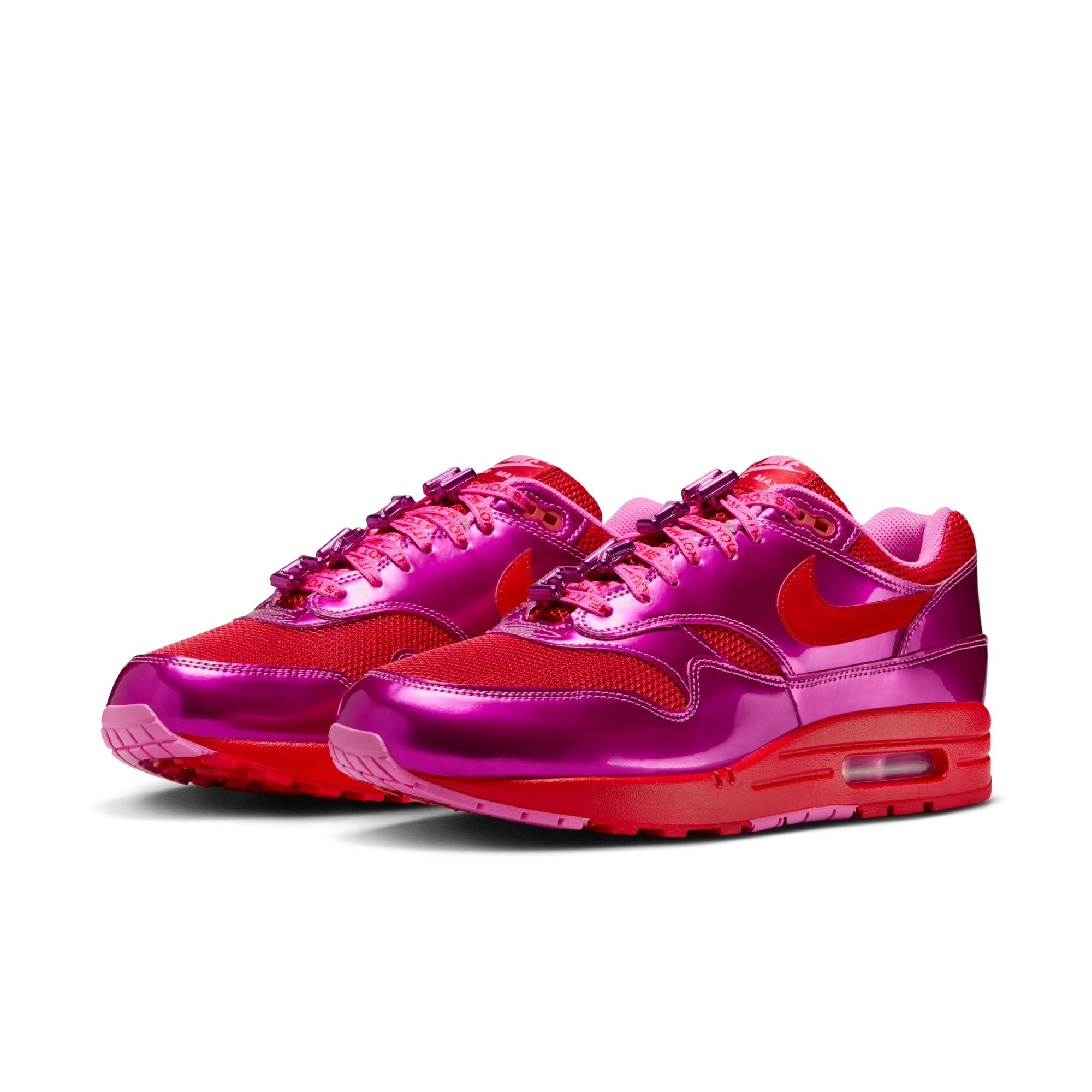 Air Max 1 Premium Playful Pink and University Red