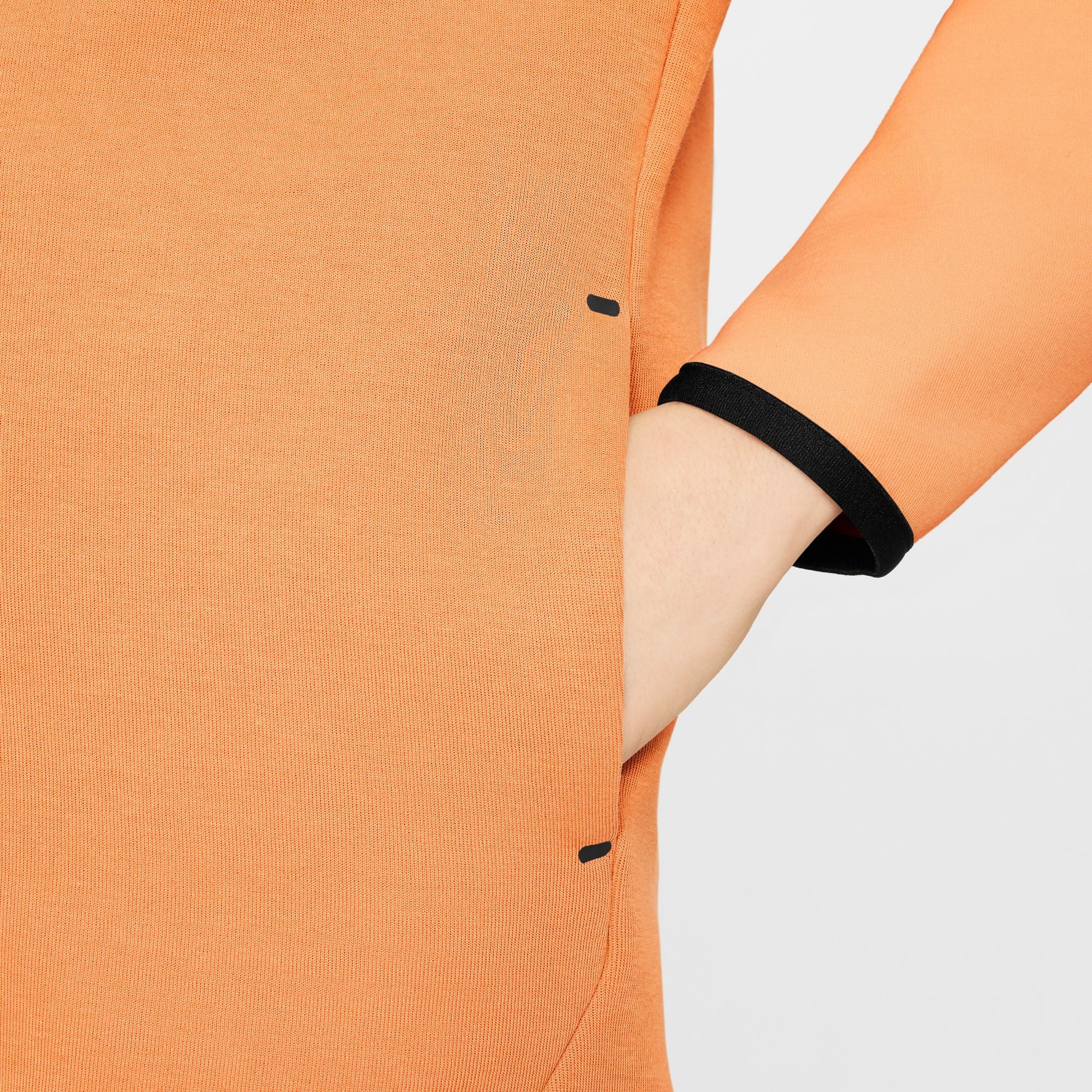 Sportswear Tech Orange Fleece Full Zip Hoodie