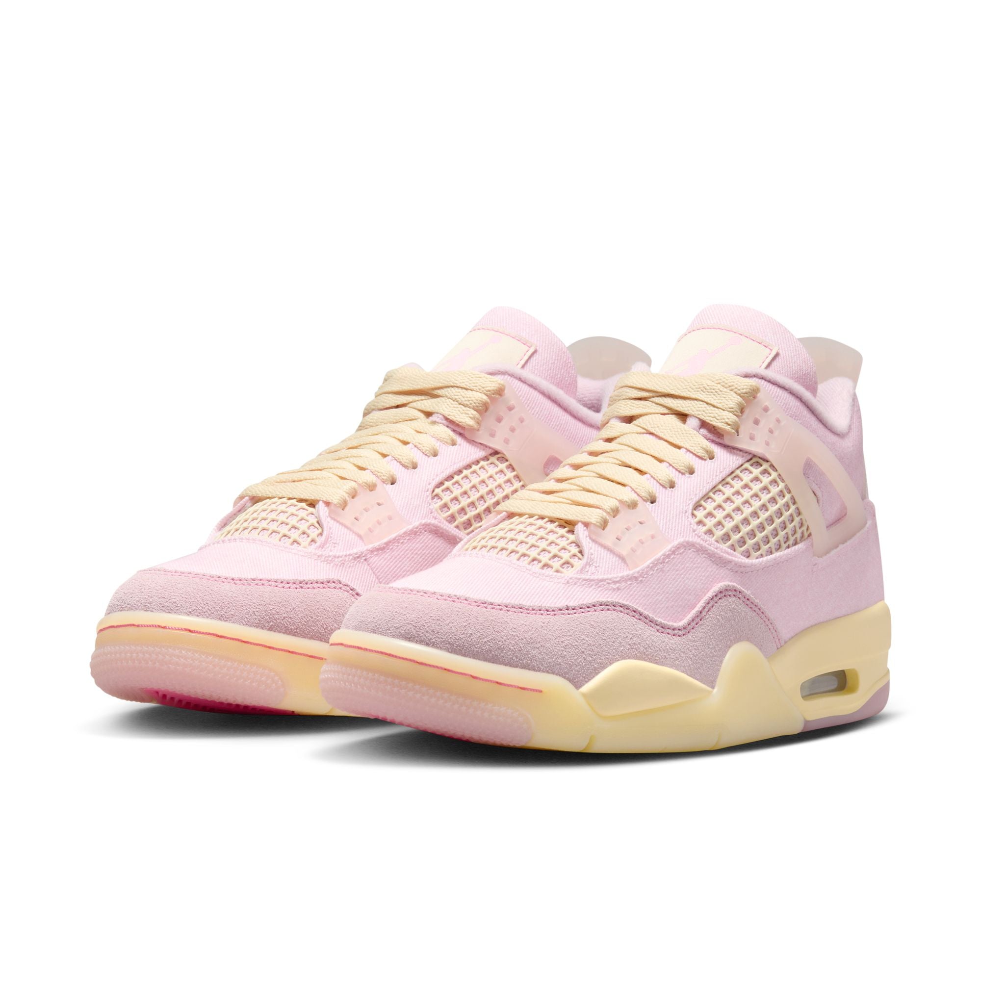 Air Jordan 4 Pearl Pink and Iced Carmine