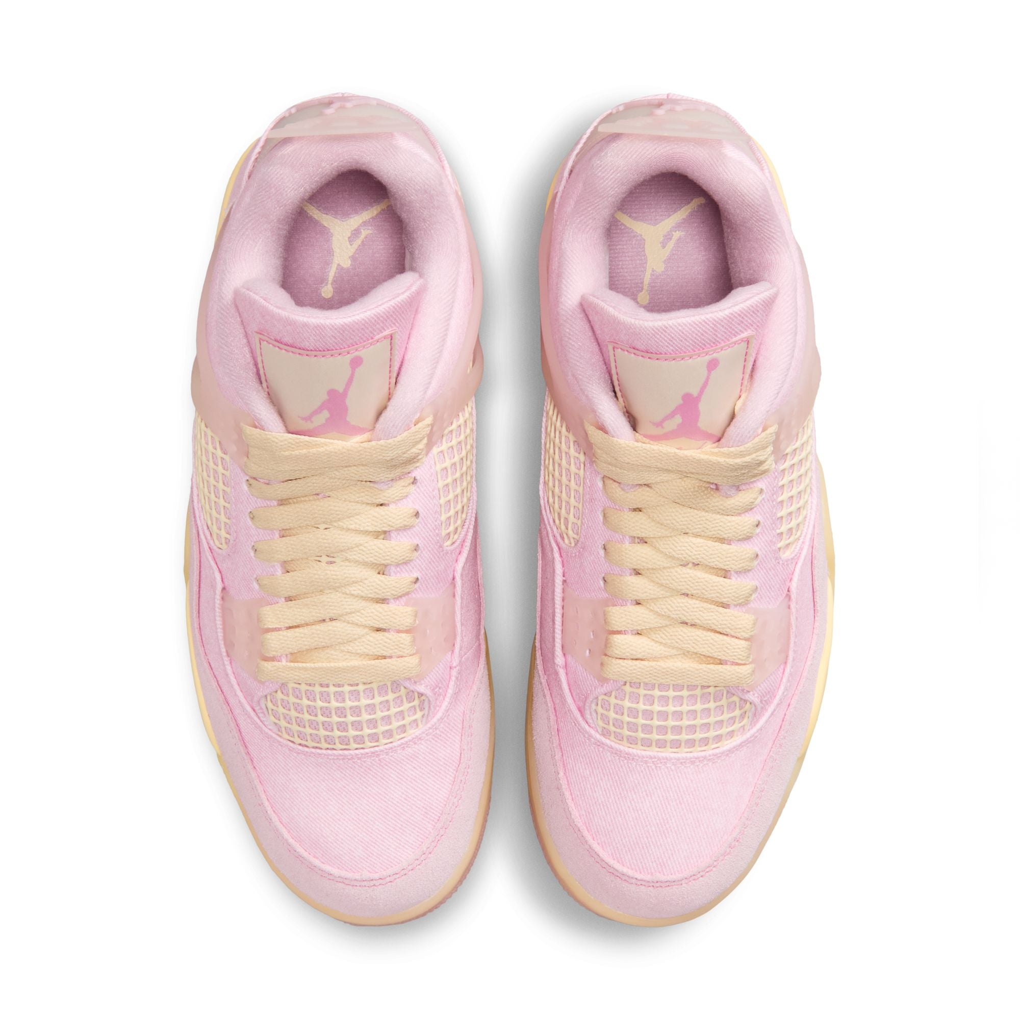Air Jordan 4 Pearl Pink and Iced Carmine