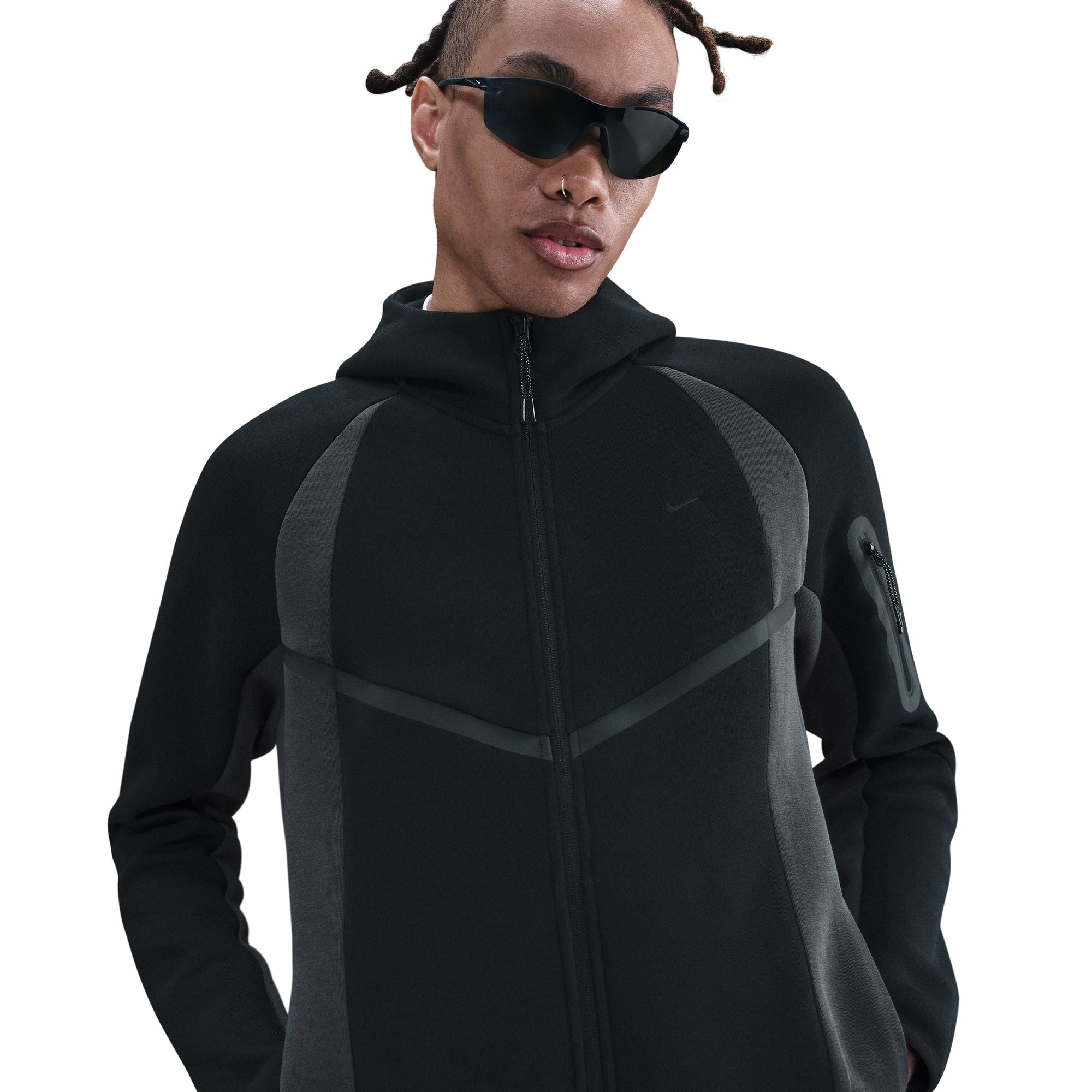 Tech Color Block Fleece Windrunner Full Zip Jacket