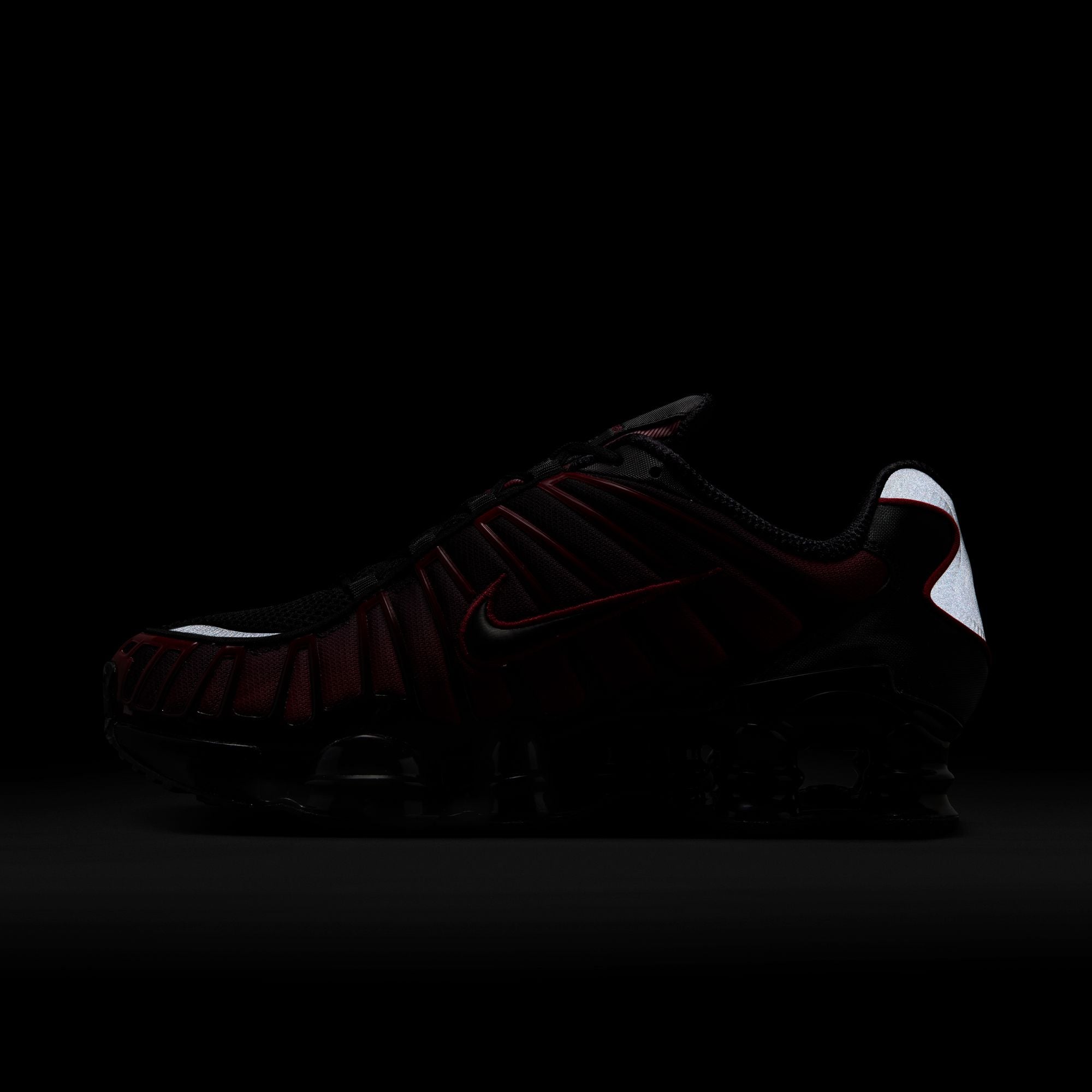 Shox TL Black University Red Gradient
