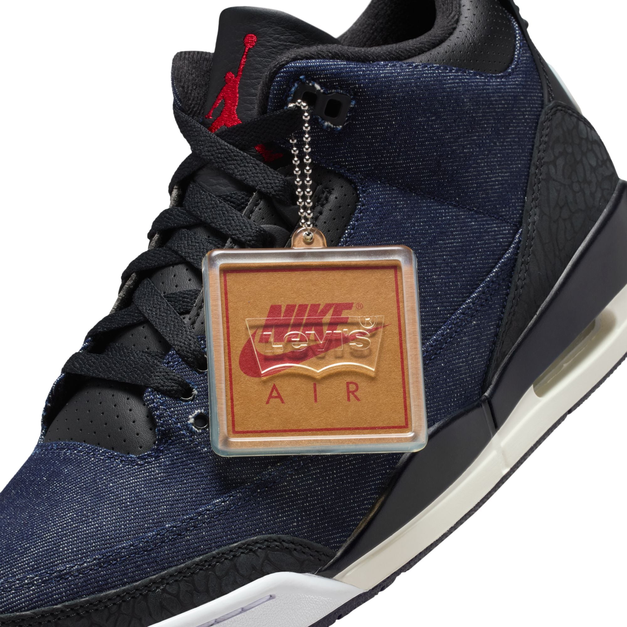 Air Jordan 3 x Levi's Indigo and Gym Red