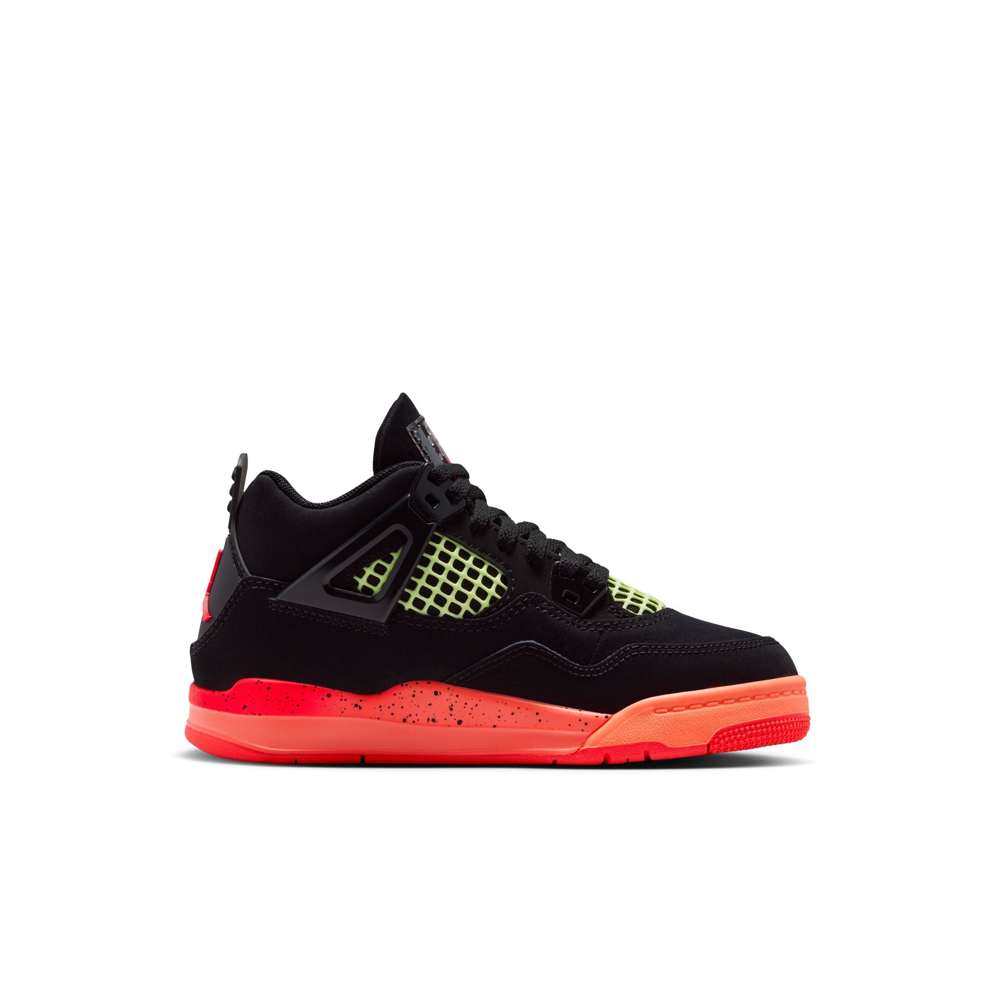 Jordan 4 Retro Black Infrared Barely Volt PS