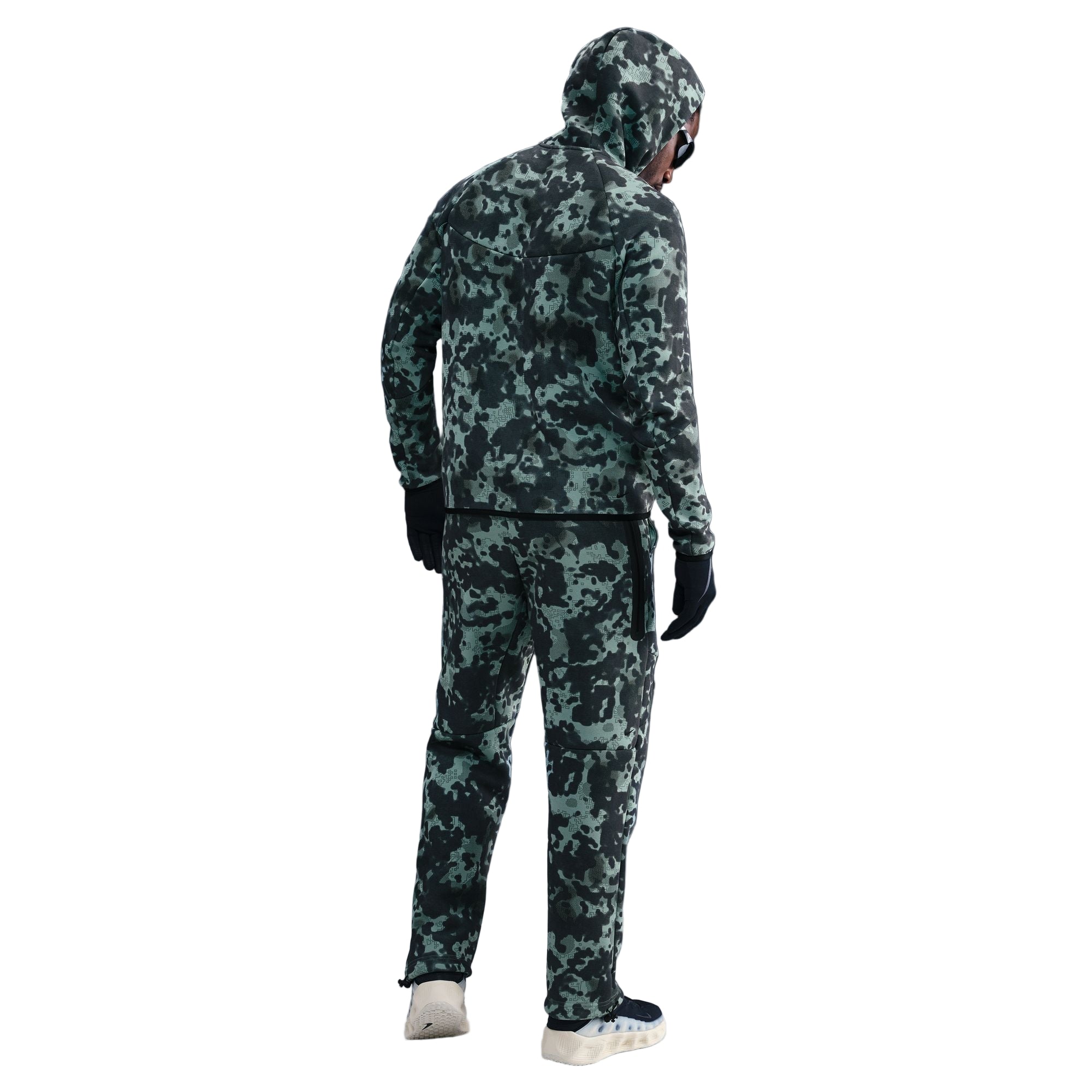 Tech Open Hem Fleece Camo Pants