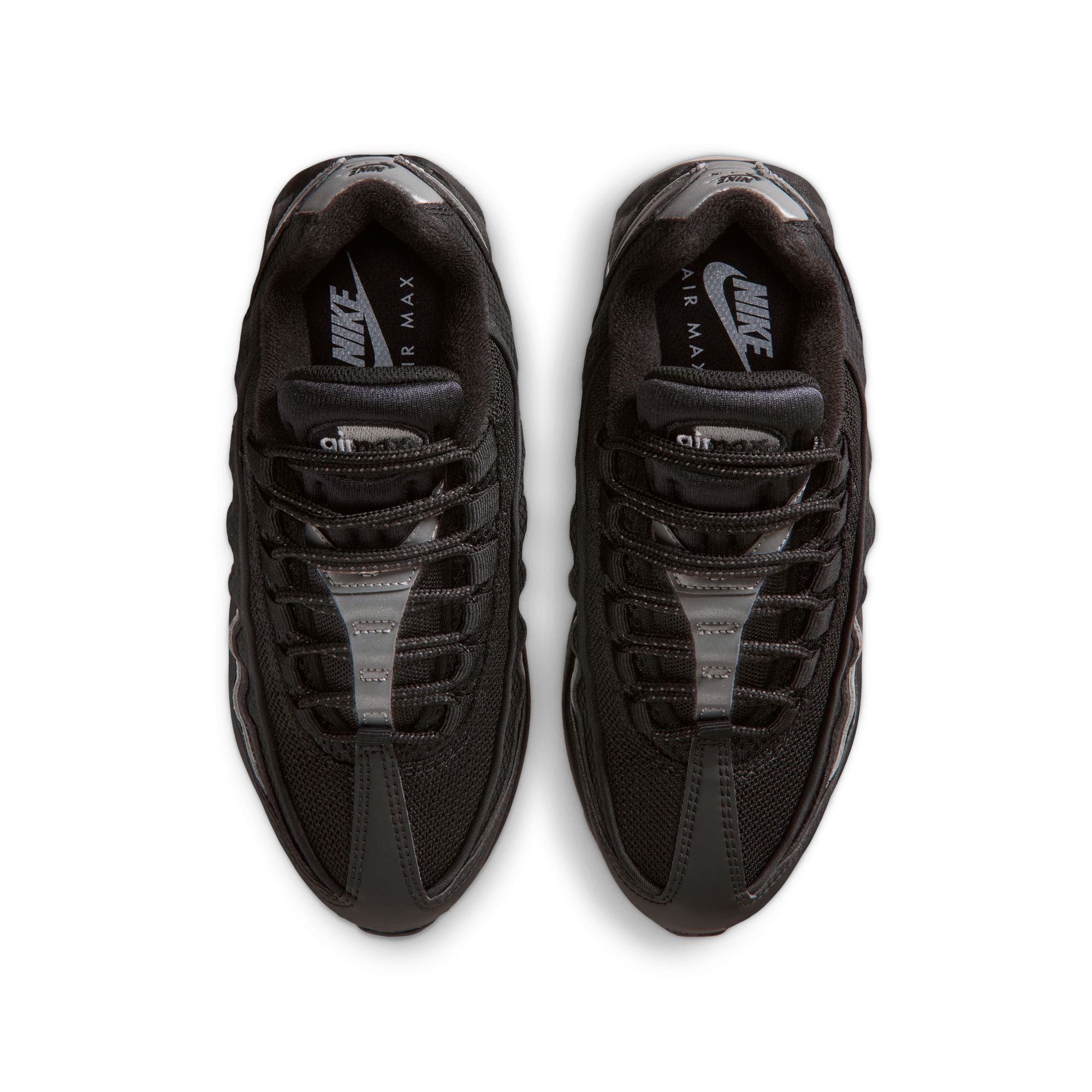 Air Max 95 Black White Metallic Silver GS