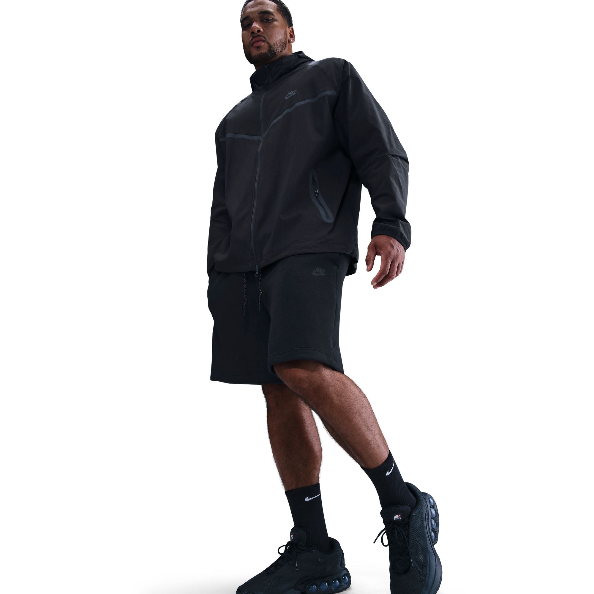 Tech Fleece Black Shorts