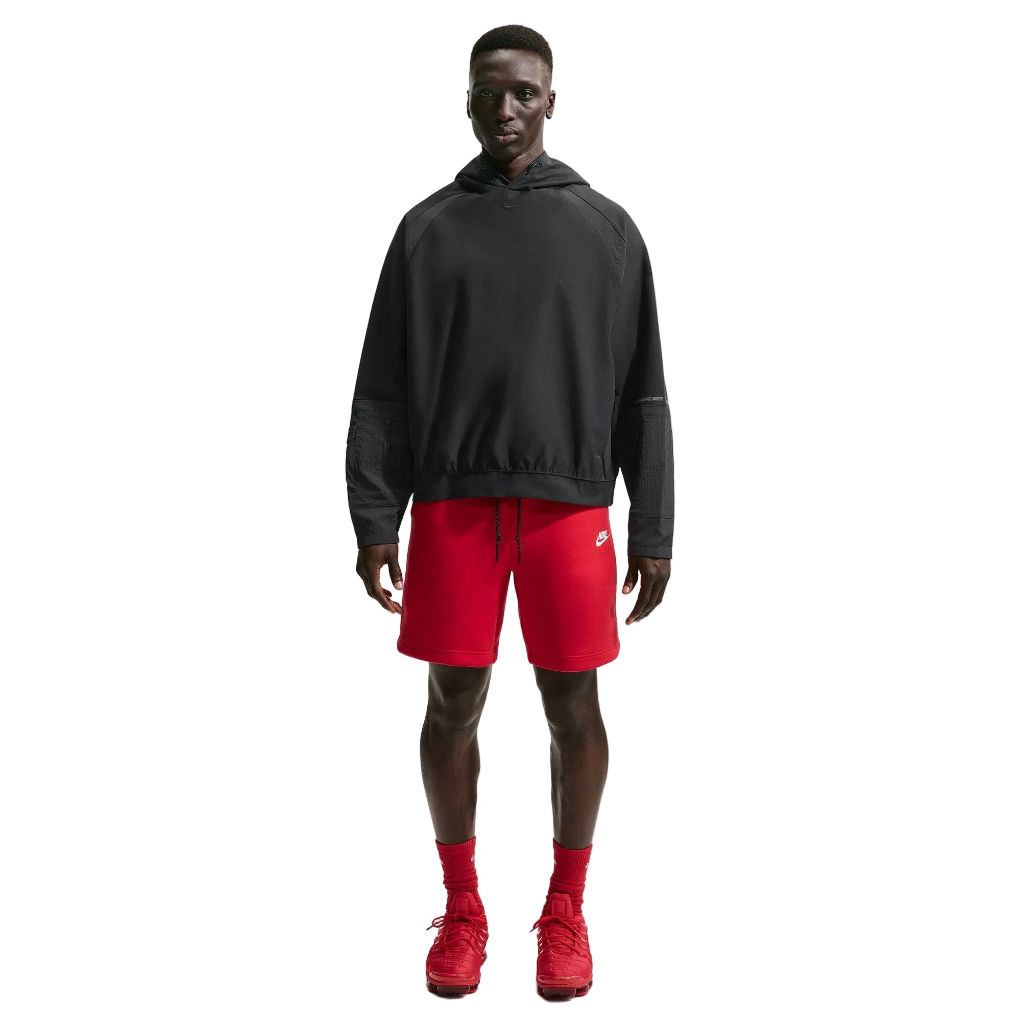 Tech Fleece Red Shorts