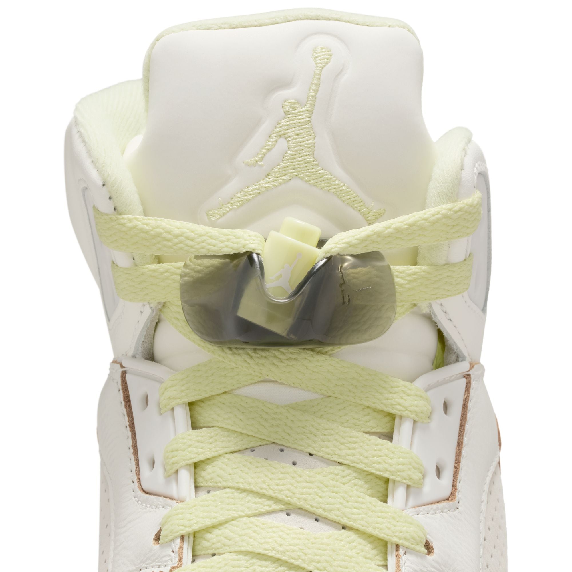 Air Jordan 5 Luminous Green and Sail