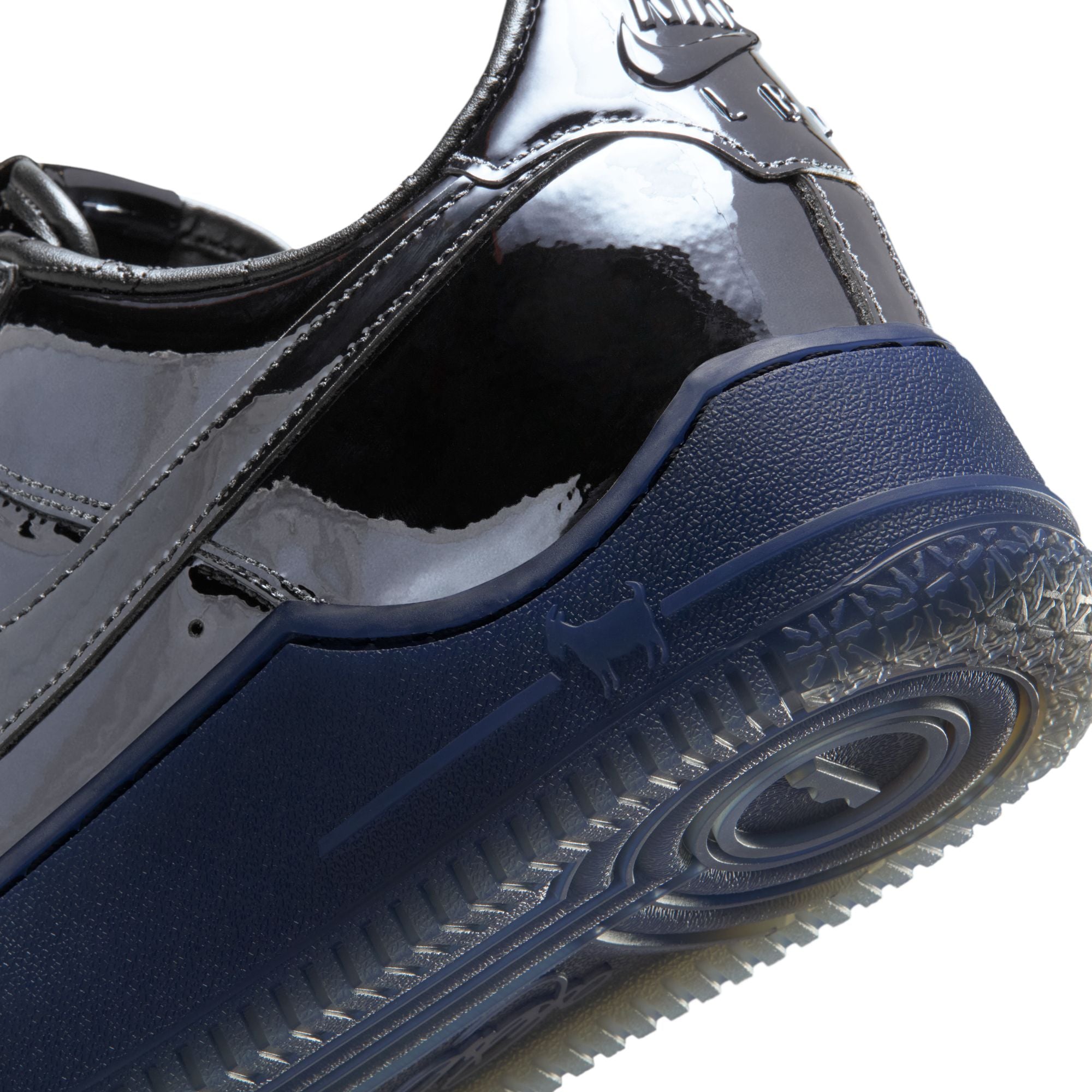 LeBron James × Nike Air Force 1 Black Patent