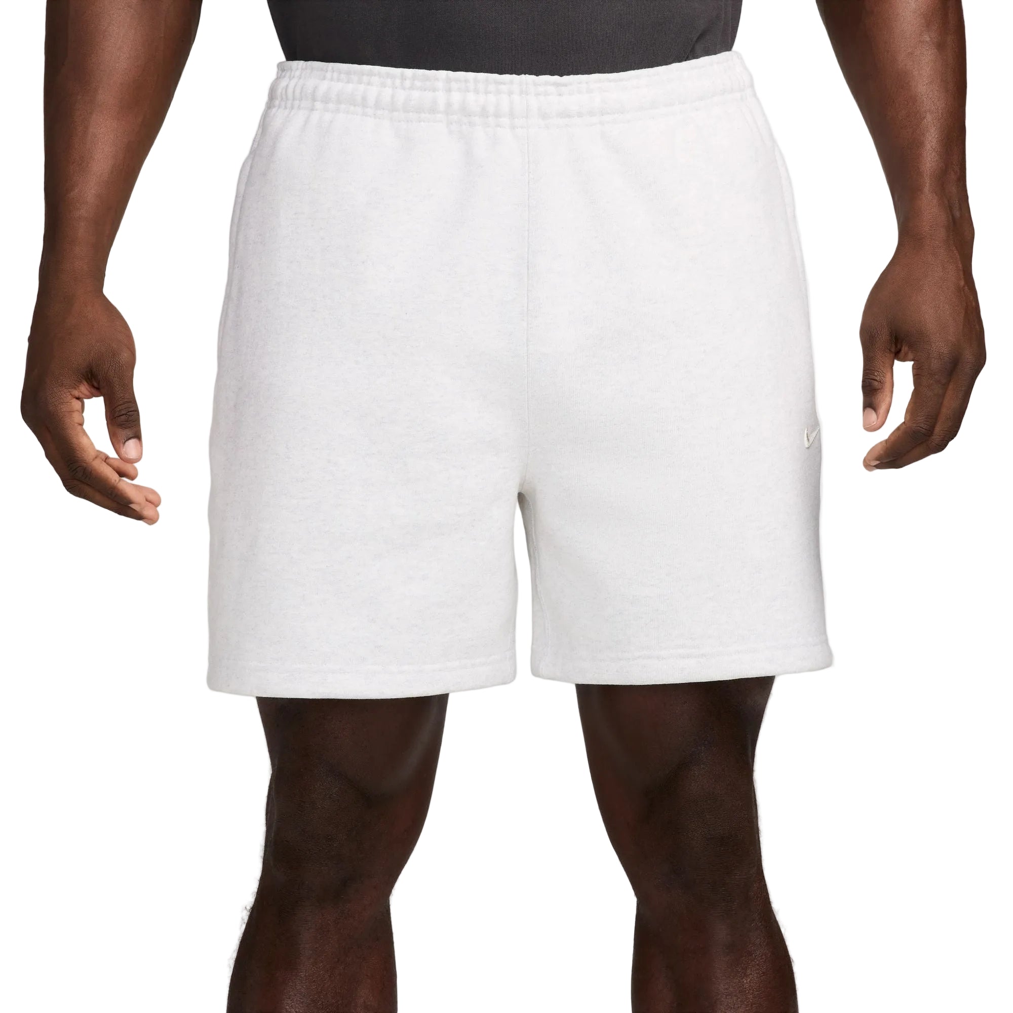 Fleece White Shorts