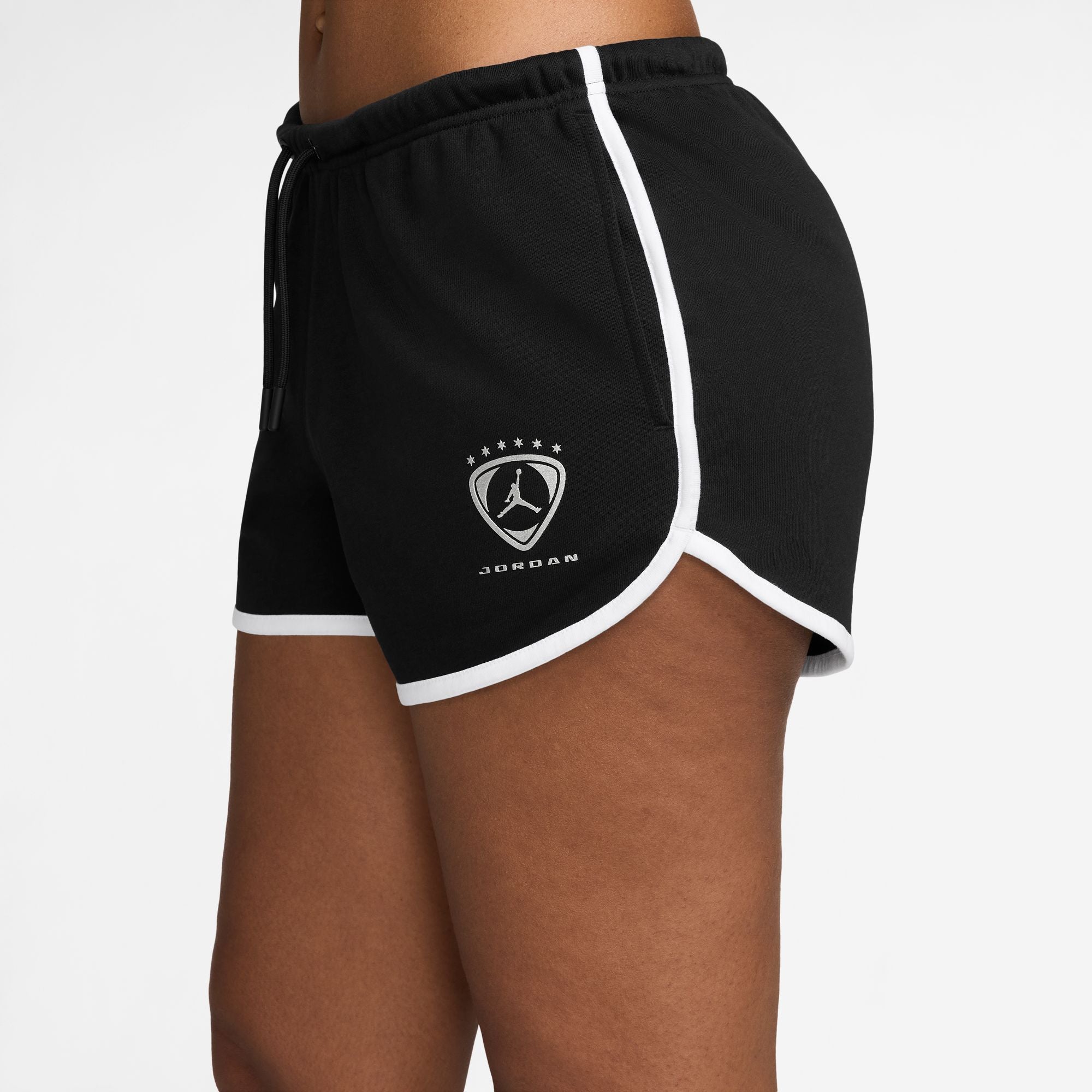 Jordan Brooklyn Fleece Black Shorts