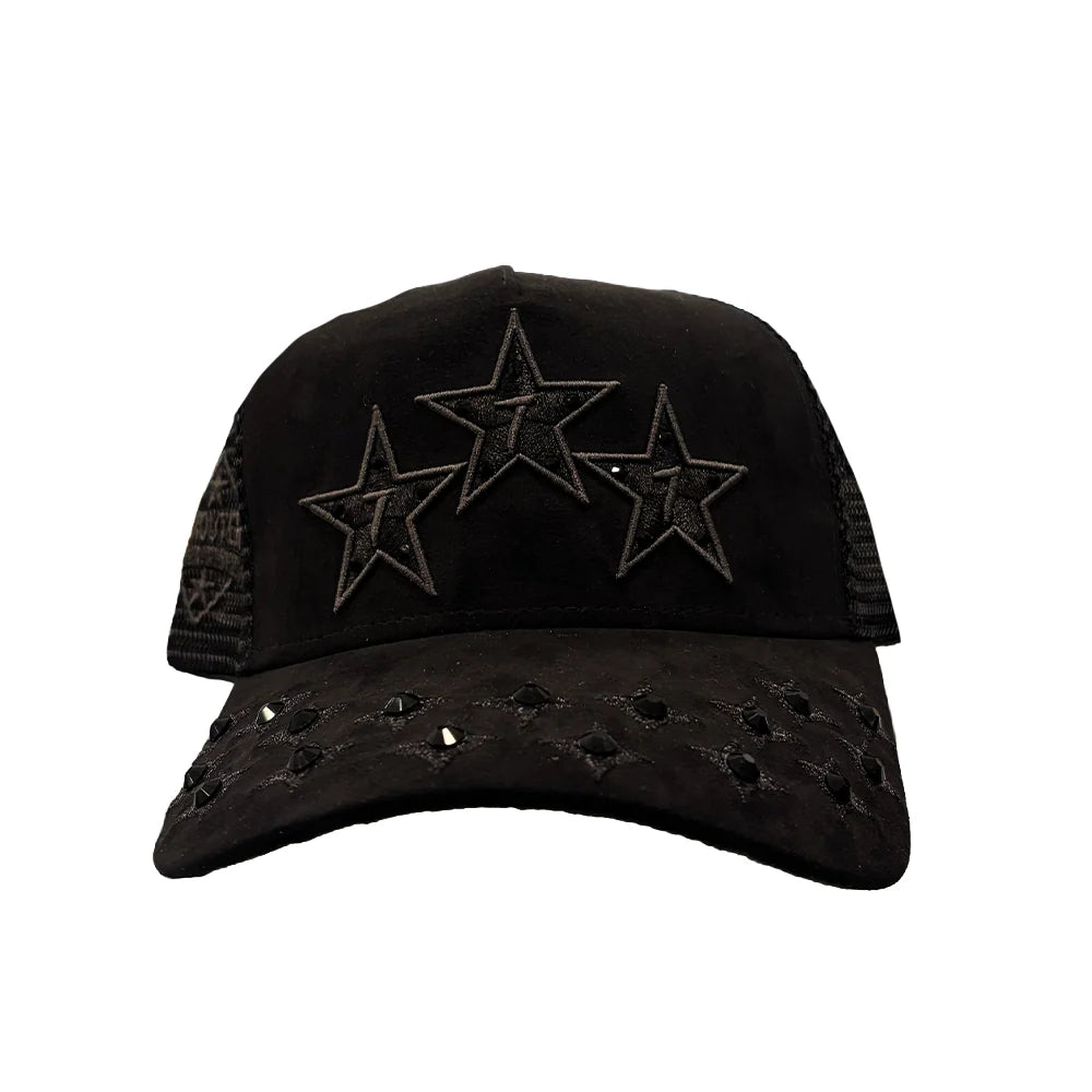 Hudson Diamond 777 Suede Trucker Hat