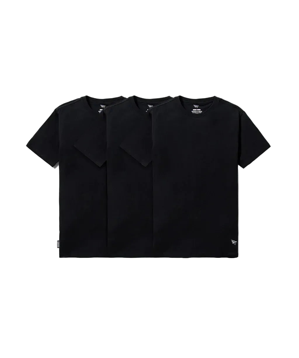 200011-BLK-Men Essential 3-Pack Tee