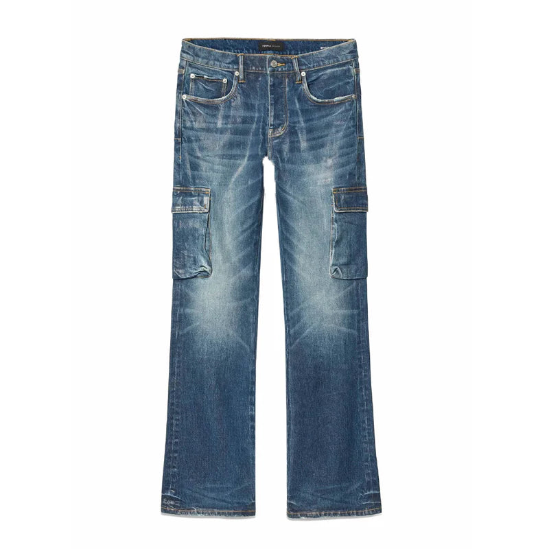 Cargo Flare Vintage Coated Dk Indigo Jean