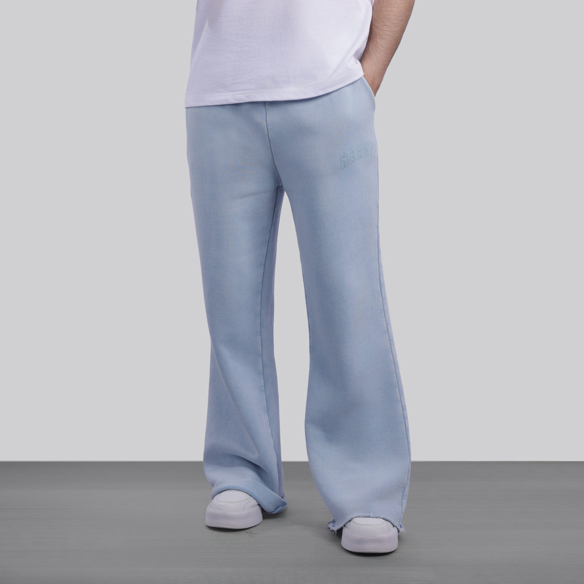SHADOW ARC OPEN LEG SWEATPANTS