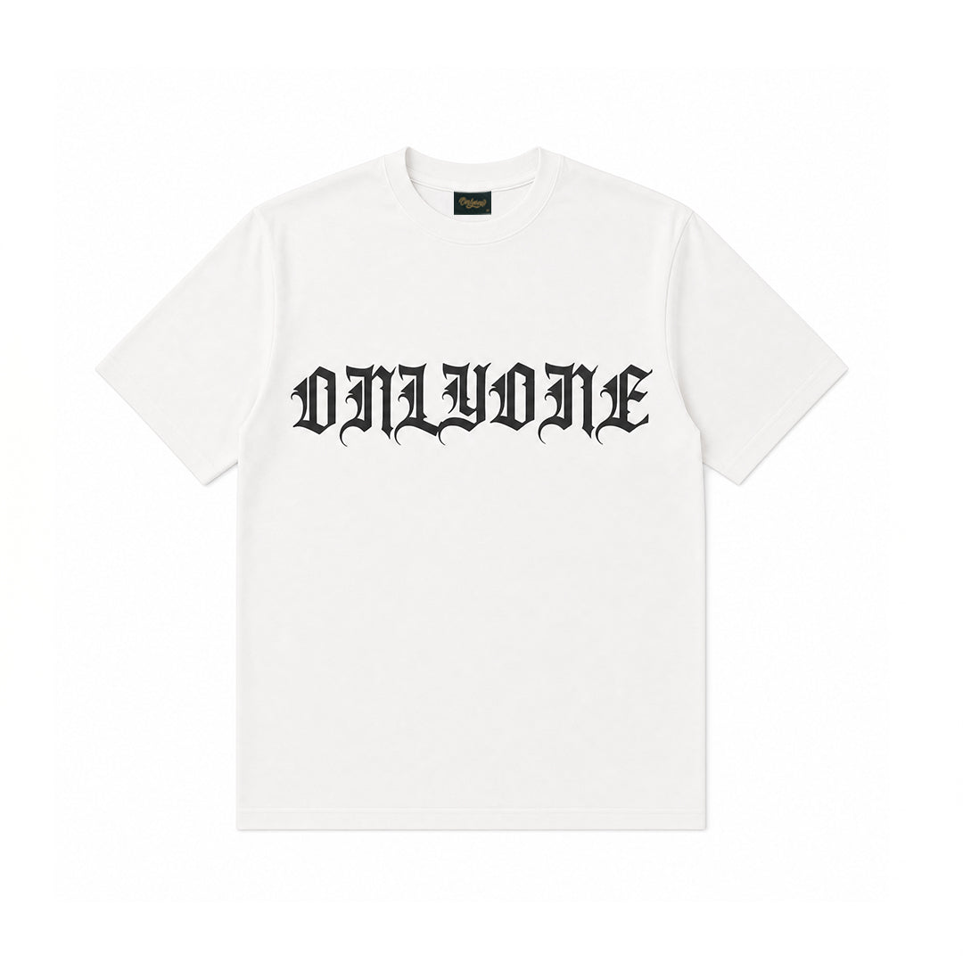 Only One Dragon Graphic White T-Shirt